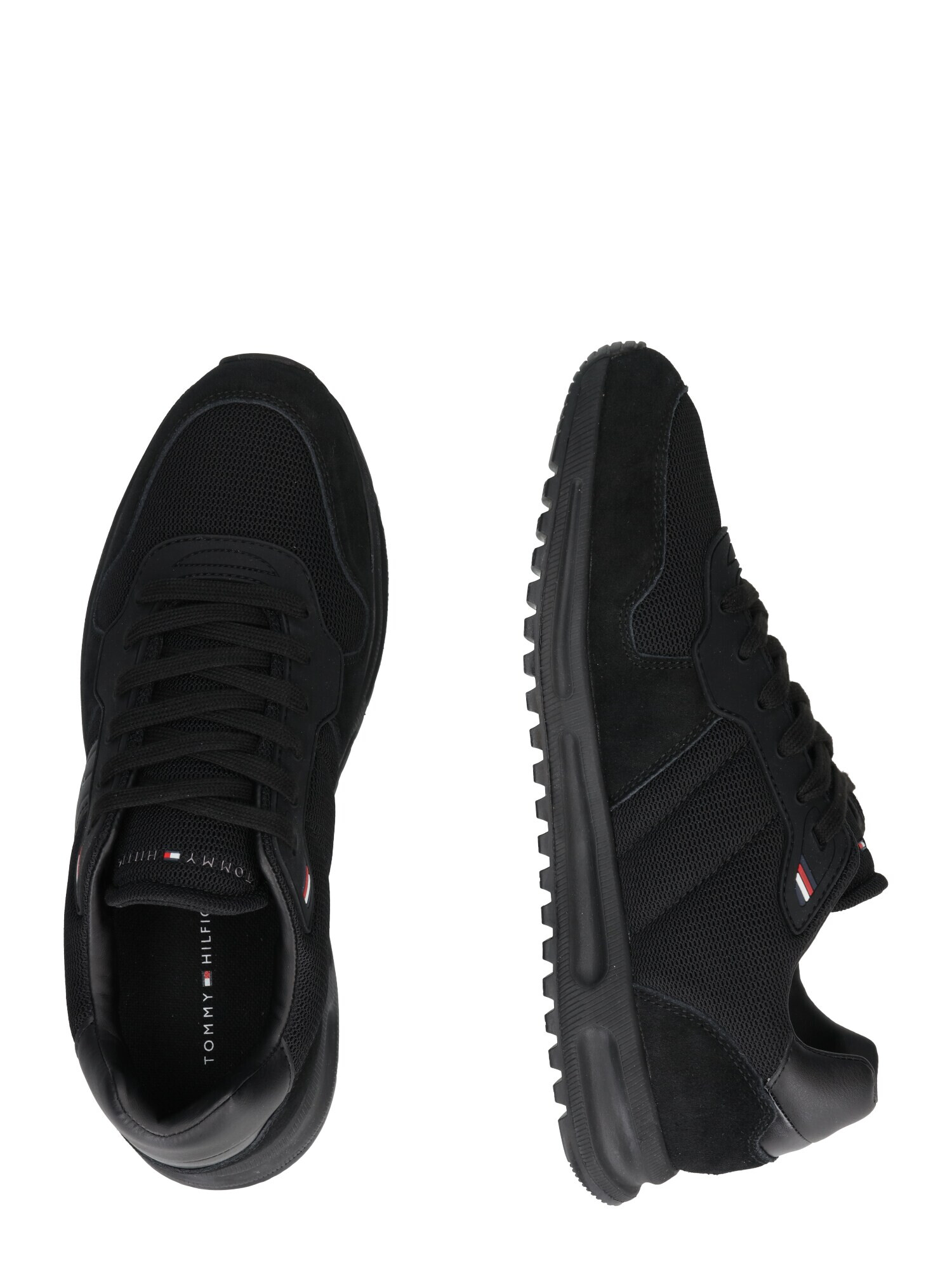 TOMMY HILFIGER Sneaker low 'Massimo' bleumarin / roși aprins / negru / alb - Pled.ro