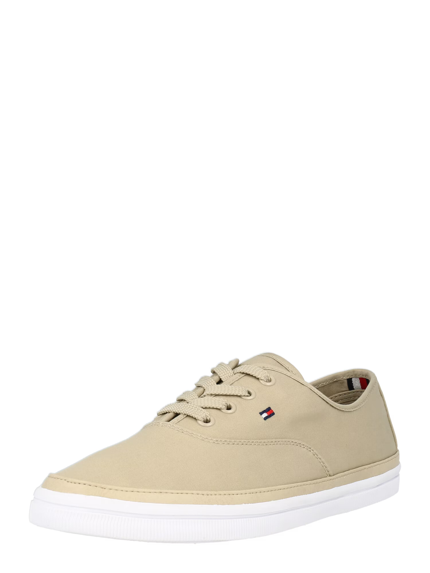 TOMMY HILFIGER Sneaker low nisipiu / bleumarin / roșu / alb - Pled.ro