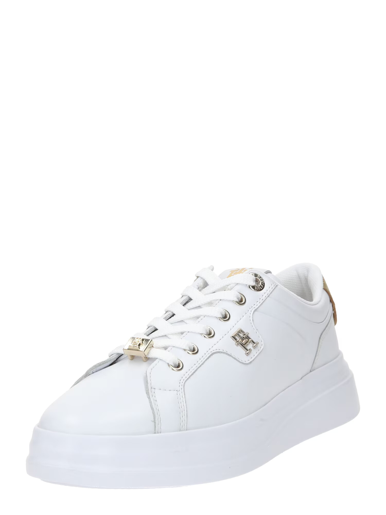 TOMMY HILFIGER Sneaker low 'POINTY COURT' auriu / alb - Pled.ro