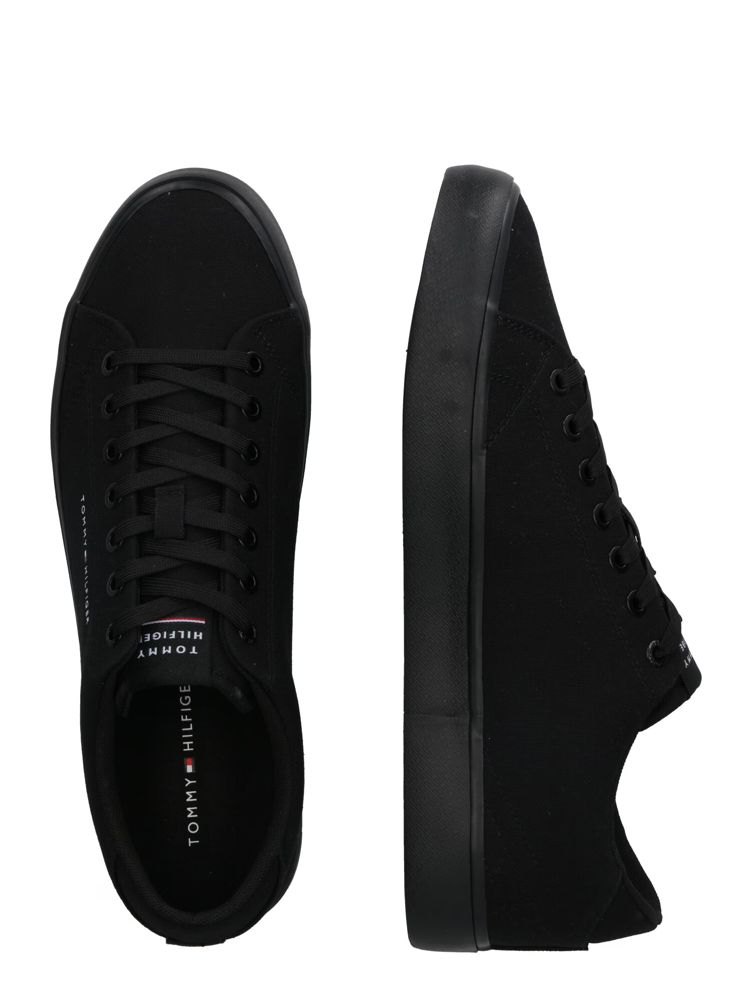 TOMMY HILFIGER Sneaker low roșu intens / negru / alb - Pled.ro