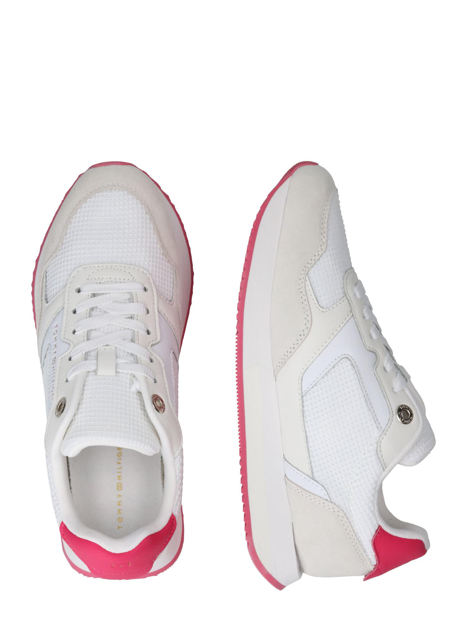 TOMMY HILFIGER Sneaker low roz / alb - Pled.ro