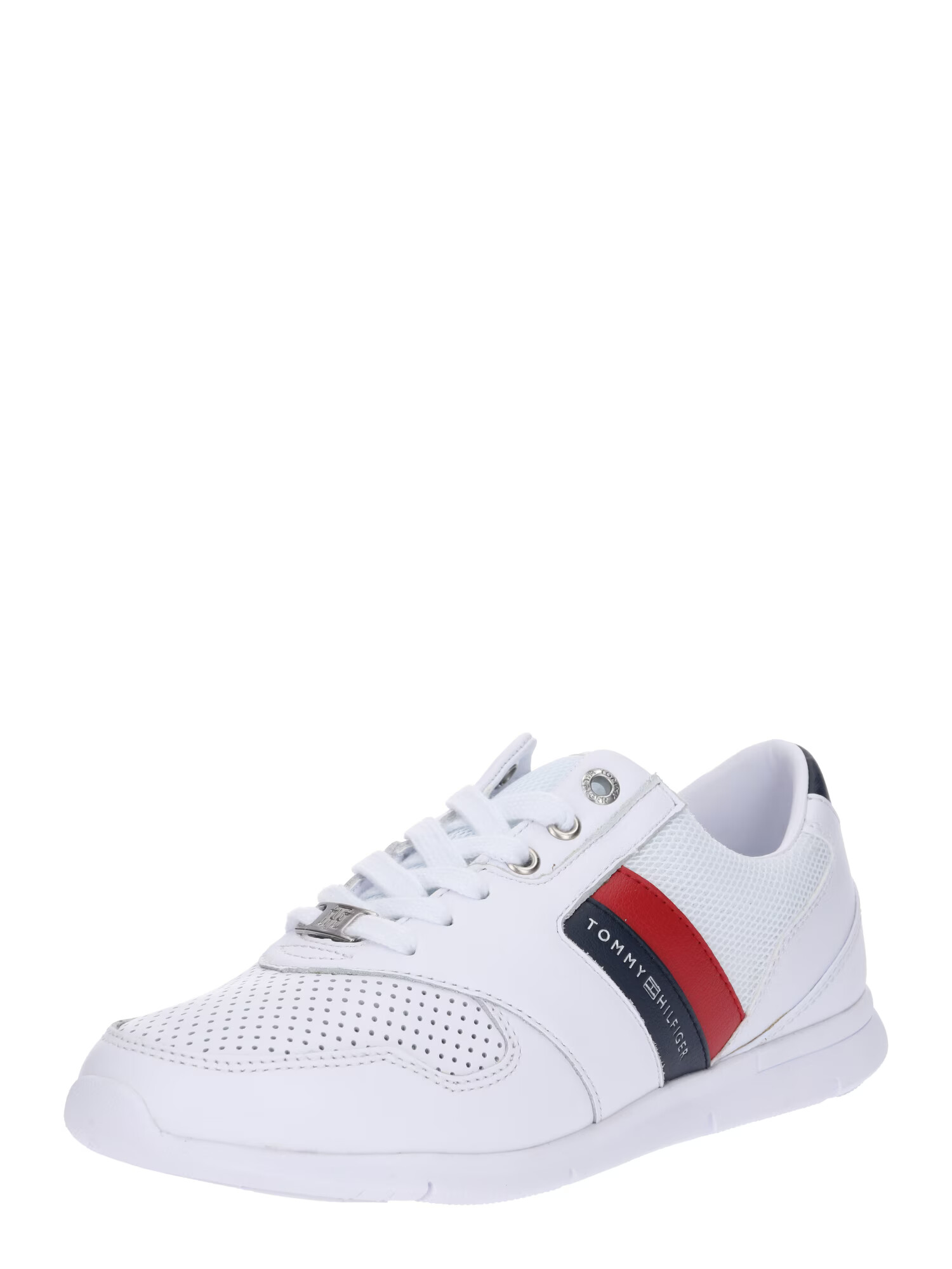 TOMMY HILFIGER Sneaker low 'Skye' bleumarin / roșu / alb - Pled.ro