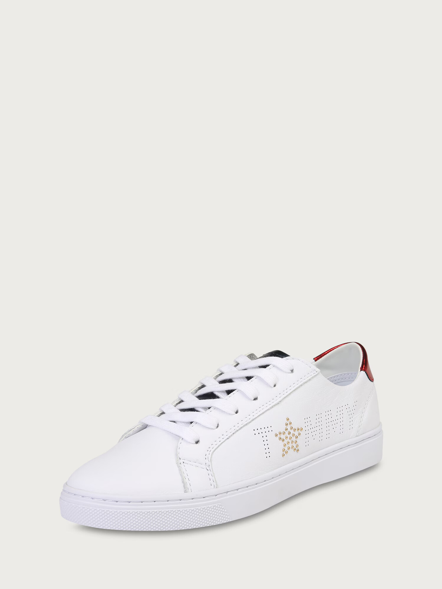 TOMMY HILFIGER Sneaker low 'Star Metallic' bleumarin / roșu / alb - Pled.ro