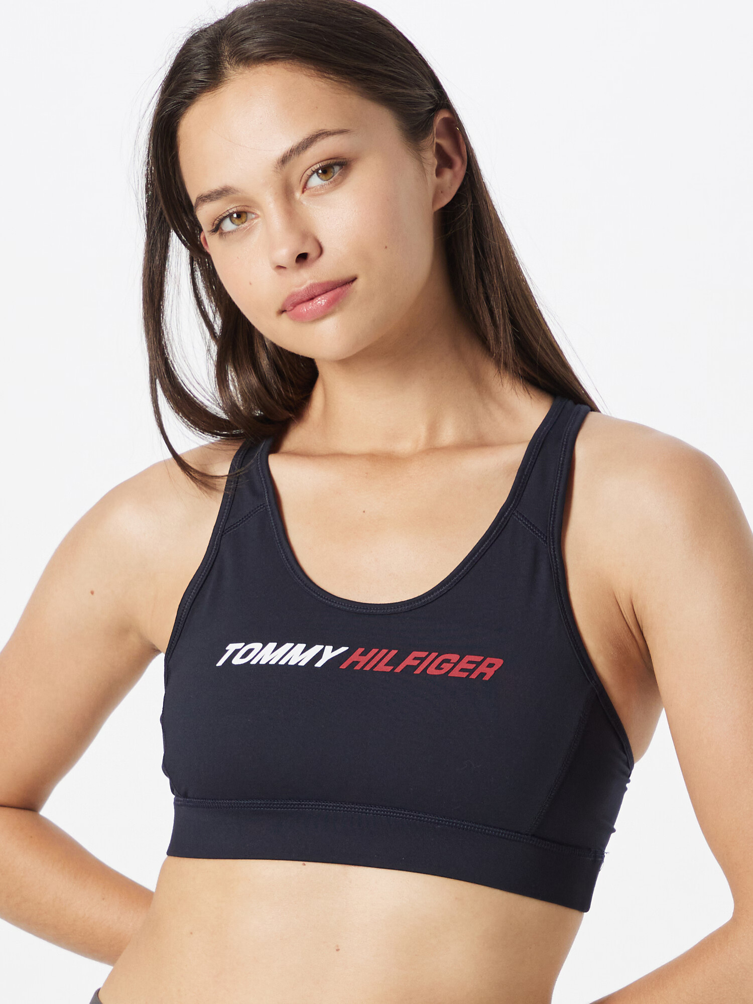 TOMMY HILFIGER Sutien albastru închis / roșu / alb - Pled.ro