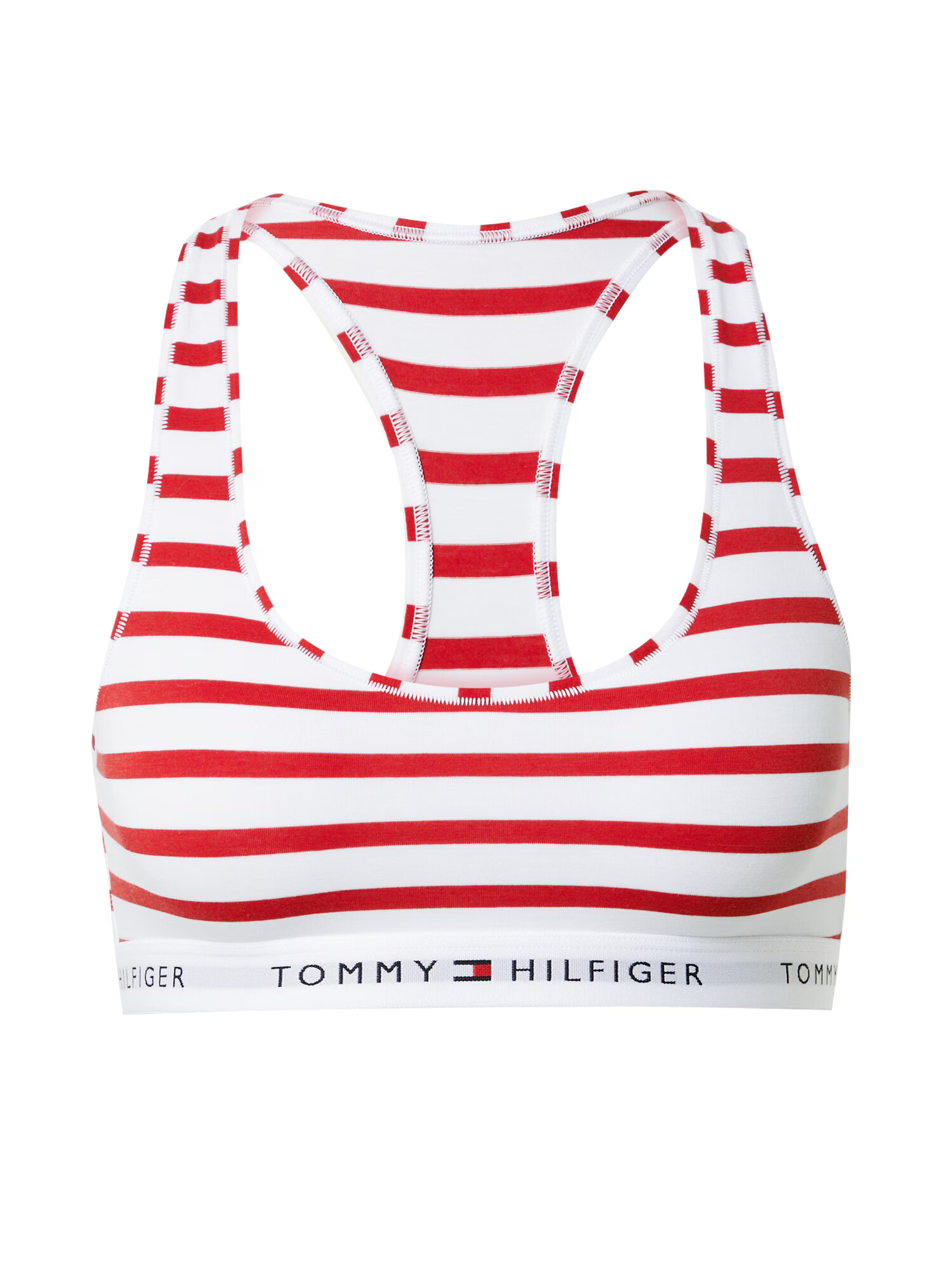 Tommy Hilfiger Underwear Sutien albastru noapte / sângeriu / alb - Pled.ro