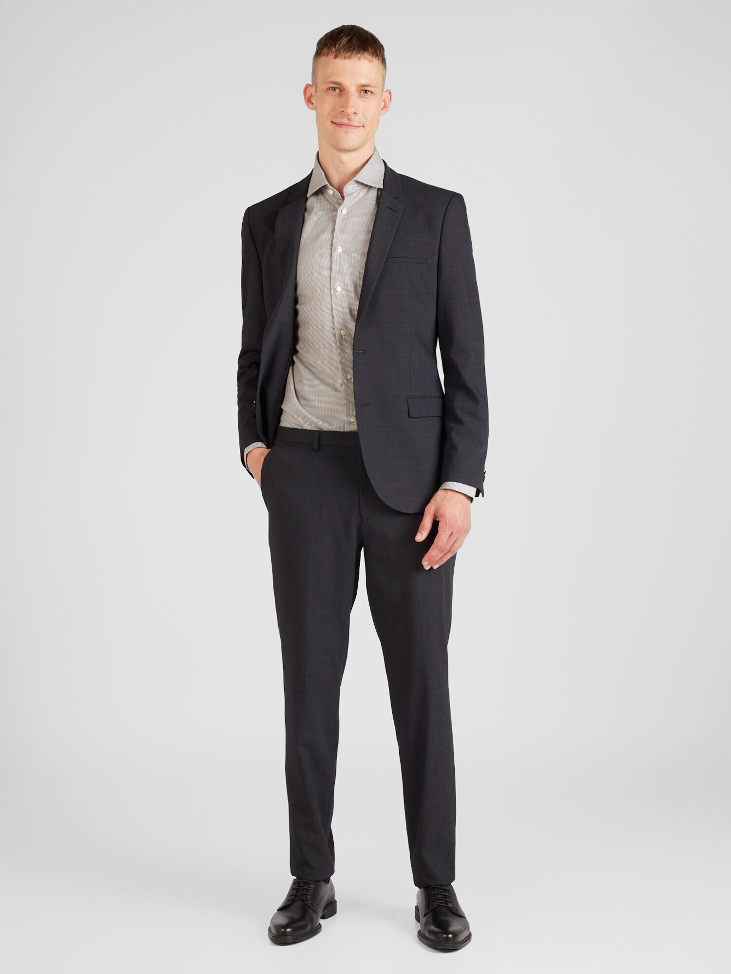 Tommy Hilfiger Tailored Cămașă kaki / alb - Pled.ro