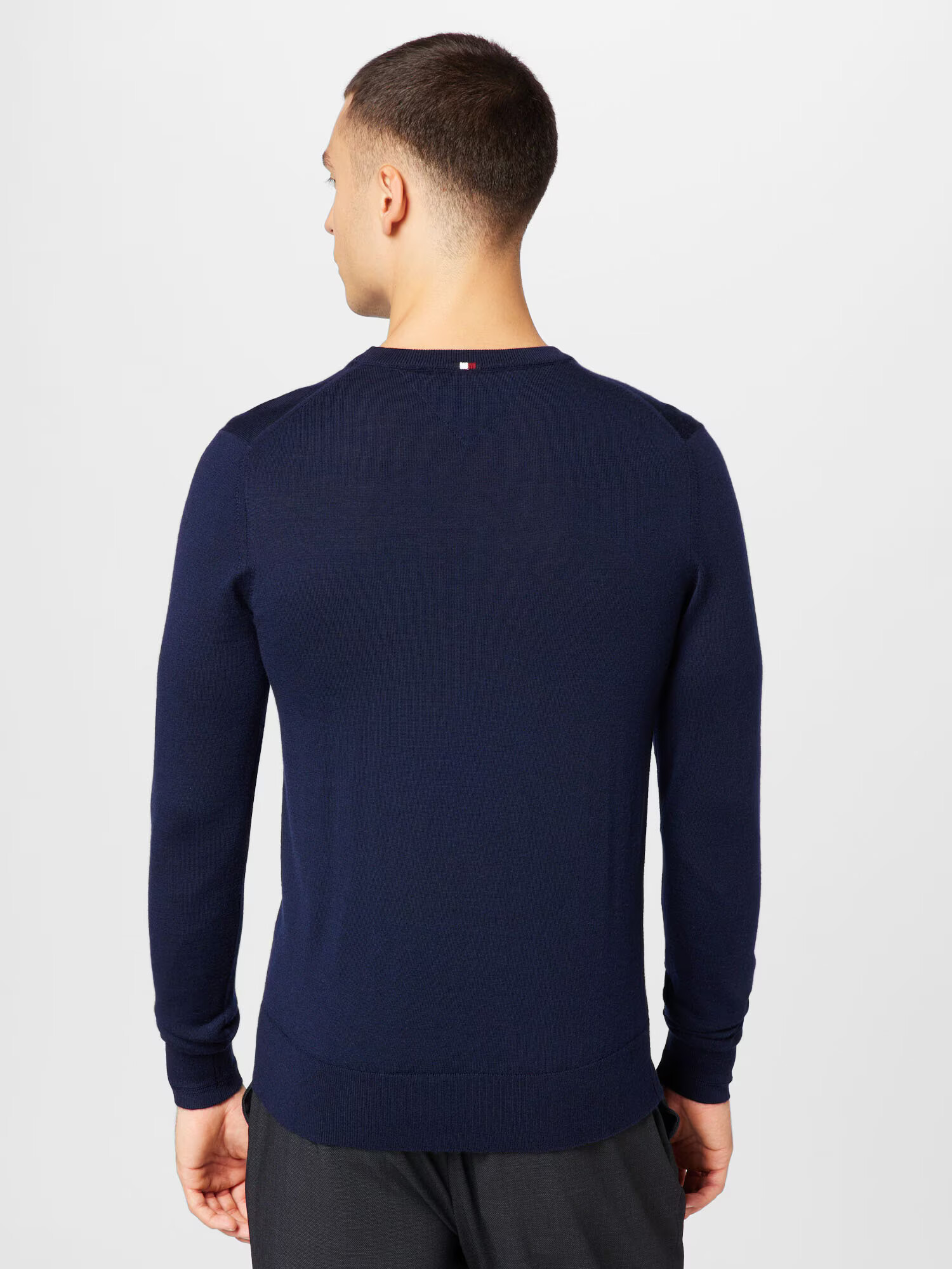 Tommy Hilfiger Tailored Pullover bleumarin / roșu cireș / alb - Pled.ro