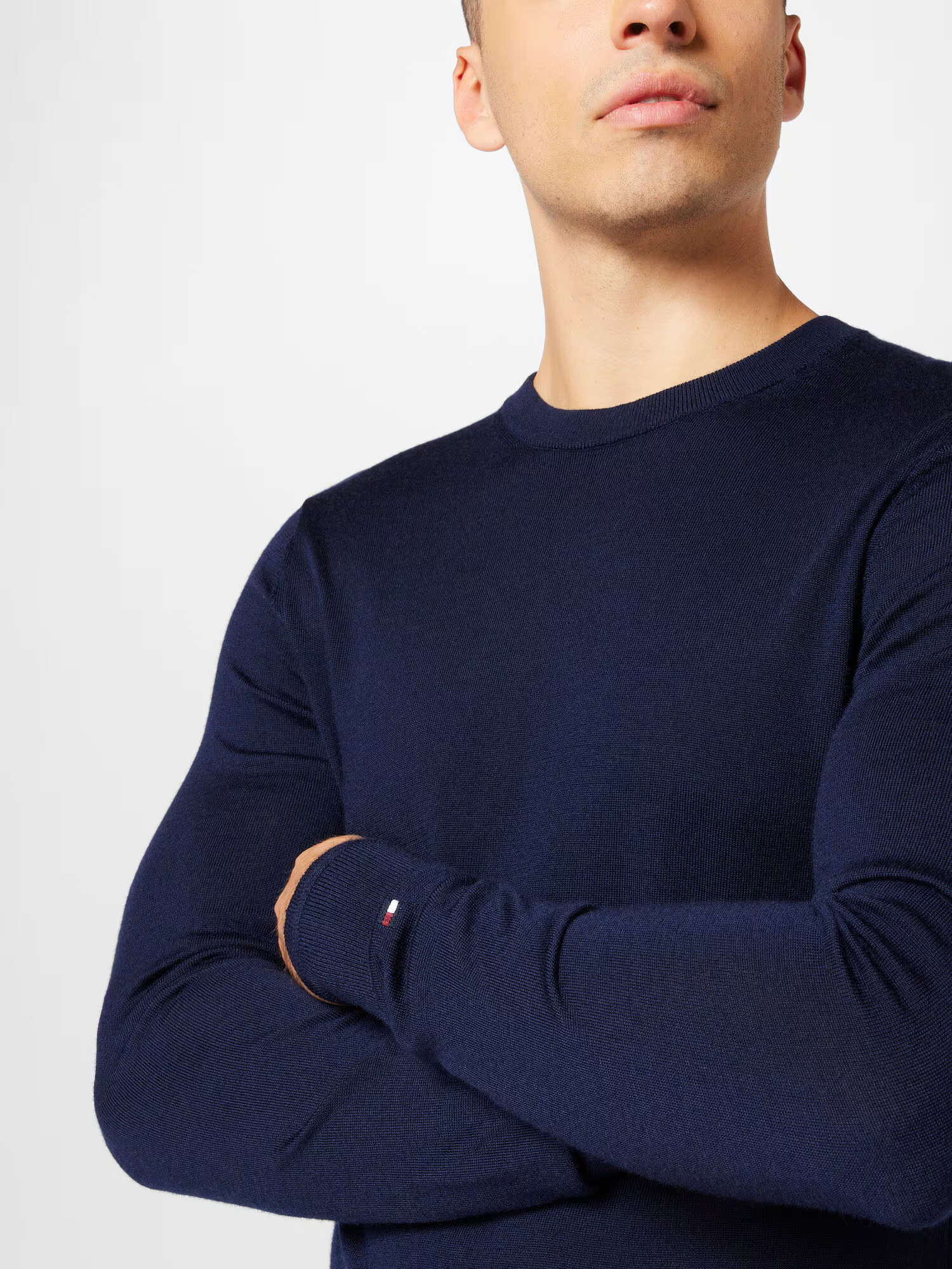 Tommy Hilfiger Tailored Pullover bleumarin / roșu cireș / alb - Pled.ro