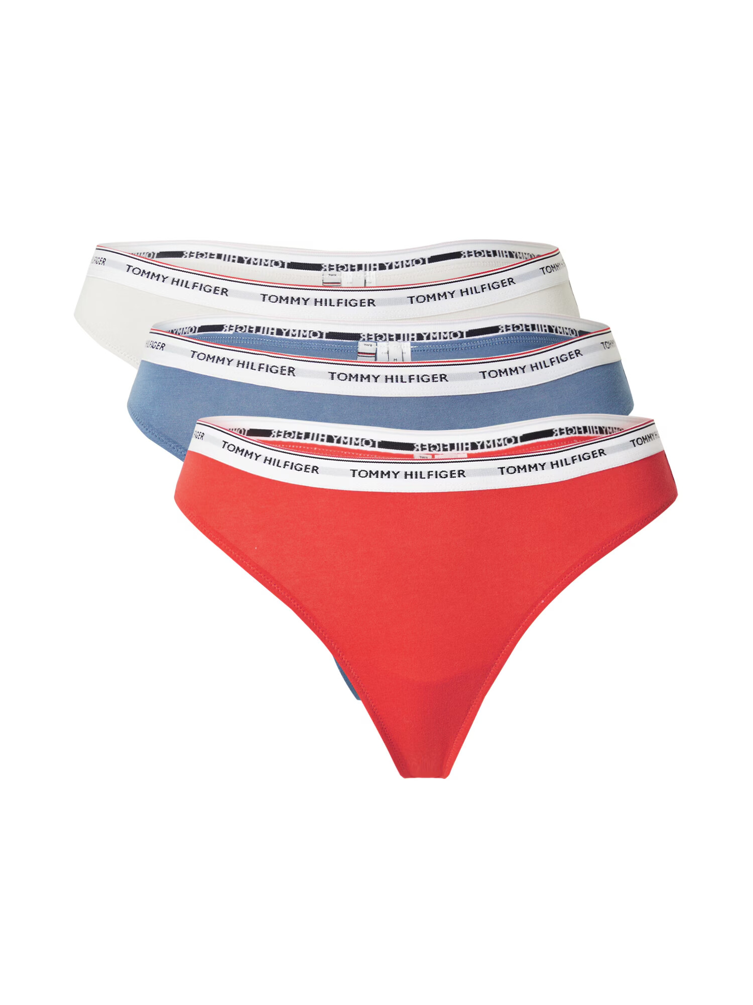 TOMMY HILFIGER Tanga albastru porumbel / roșu / negru / alb - Pled.ro