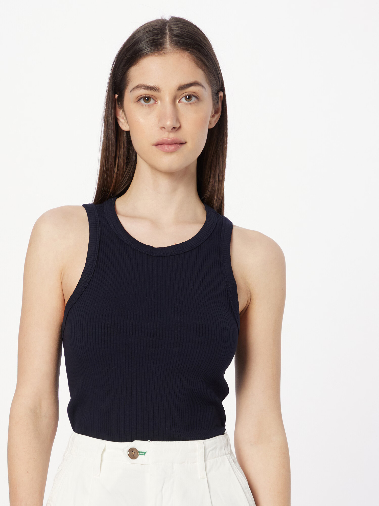 TOMMY HILFIGER Top albastru închis / roșu / alb - Pled.ro