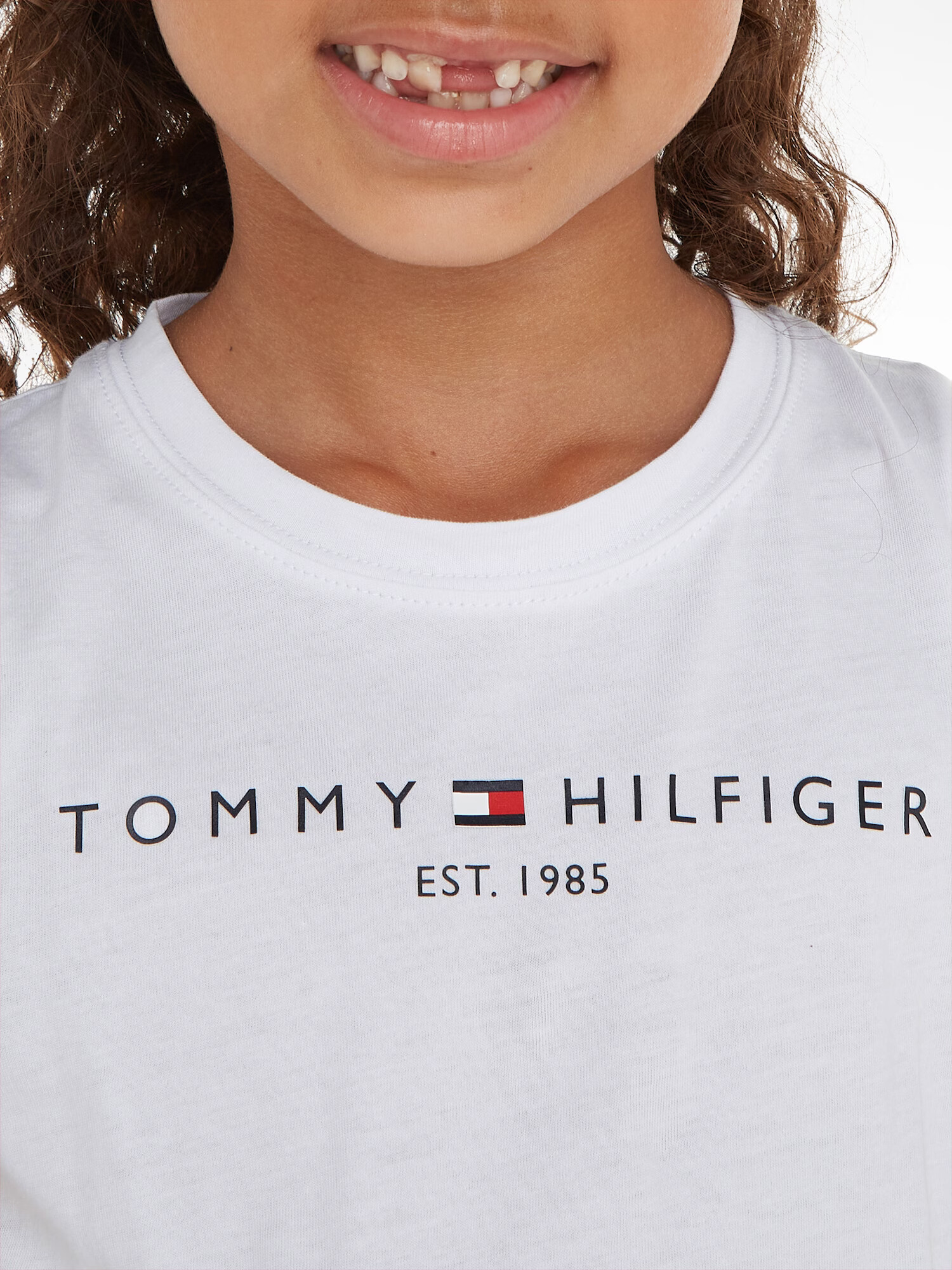 TOMMY HILFIGER Top bleumarin / sângeriu / alb murdar - Pled.ro