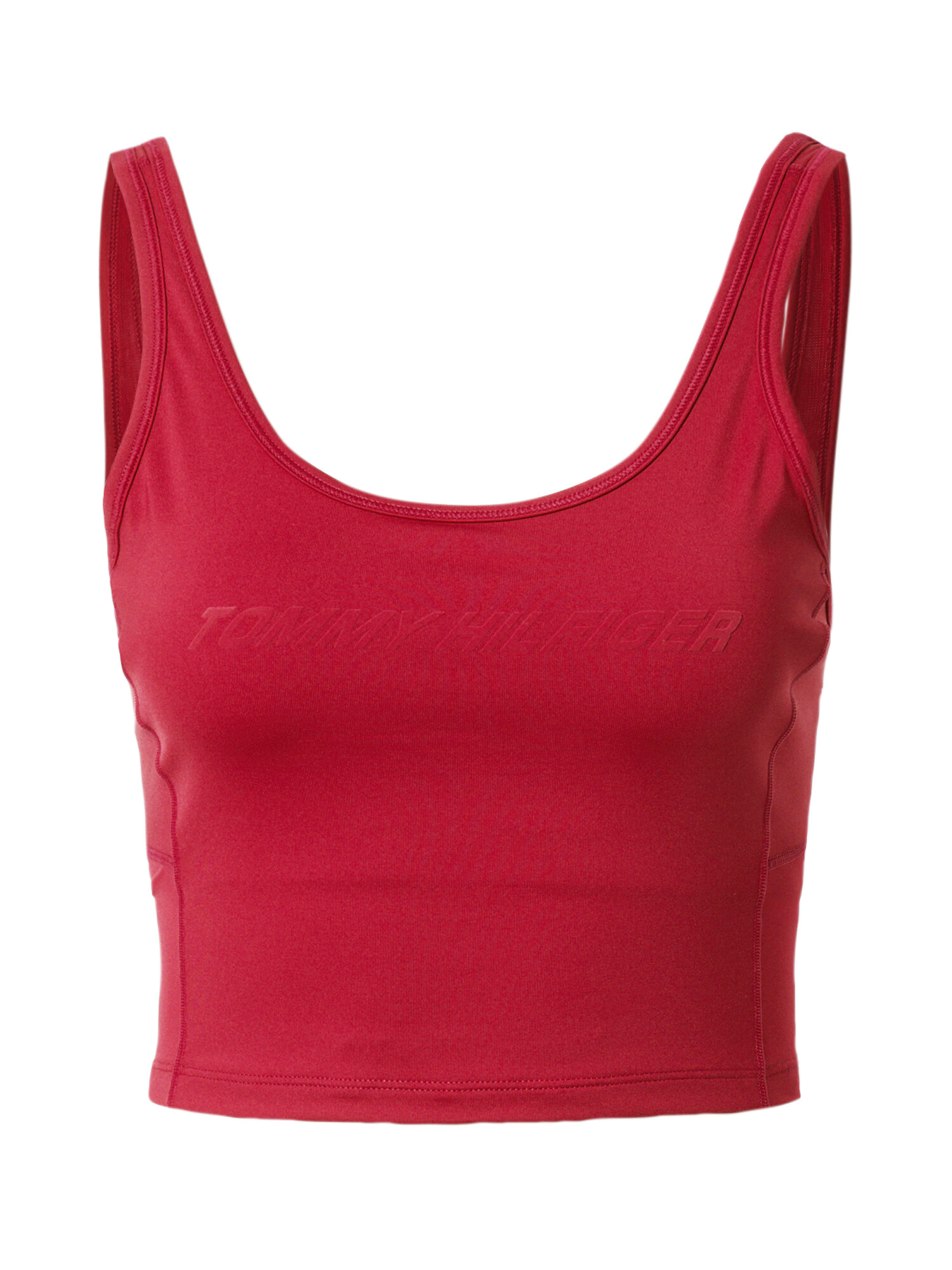 TOMMY HILFIGER Top roșu cranberry - Pled.ro