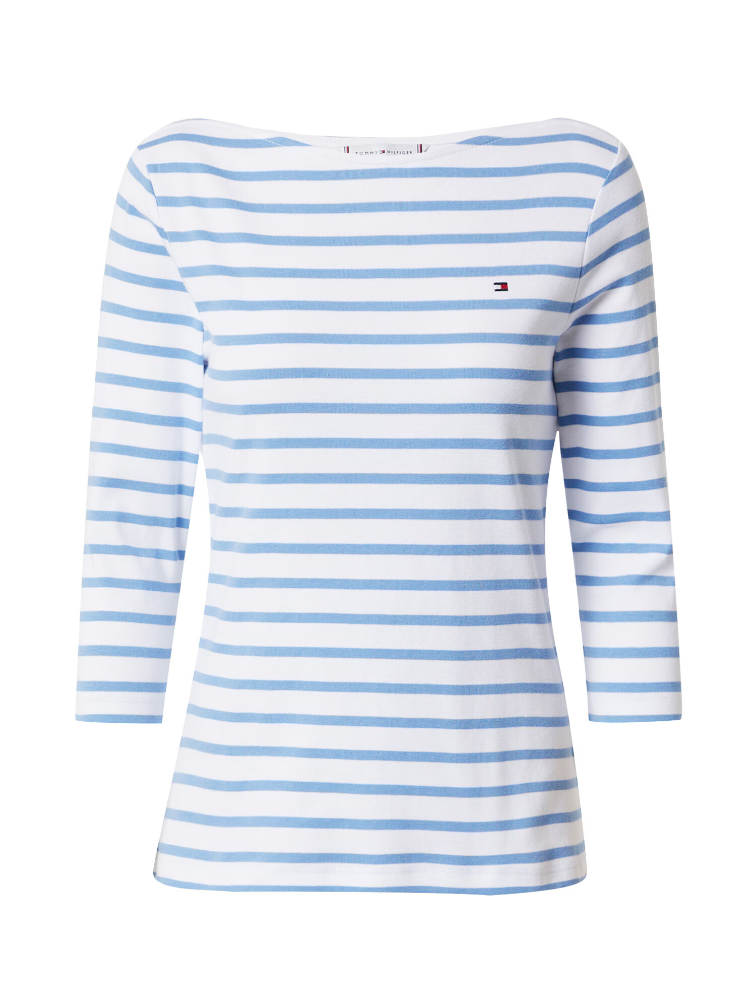 TOMMY HILFIGER Tricou 'Aisha' bleumarin / albastru fumuriu / roșu / alb - Pled.ro