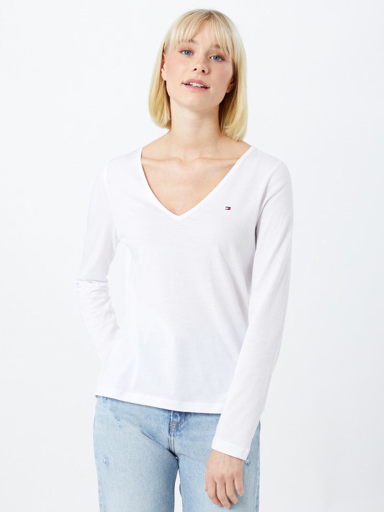 TOMMY HILFIGER Tricou alb - Pled.ro