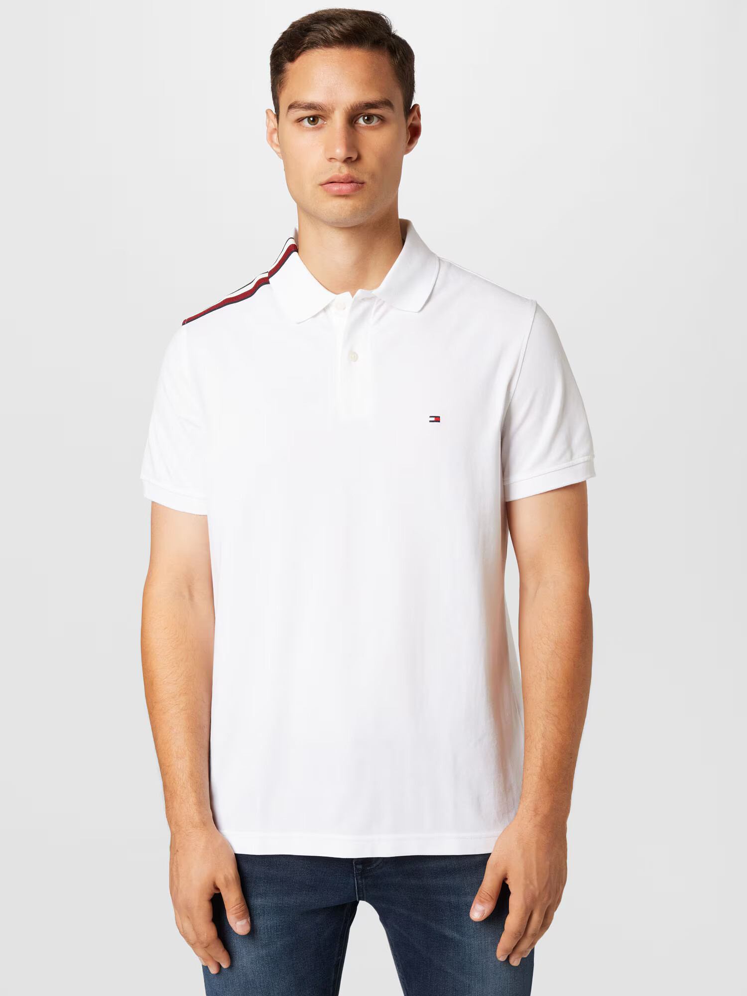 TOMMY HILFIGER Tricou alb - Pled.ro