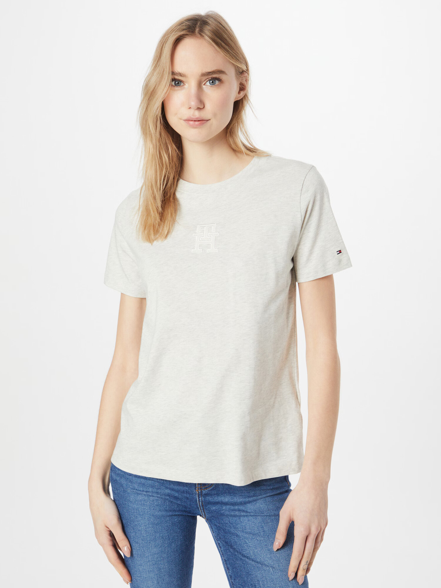 TOMMY HILFIGER Tricou alb - Pled.ro