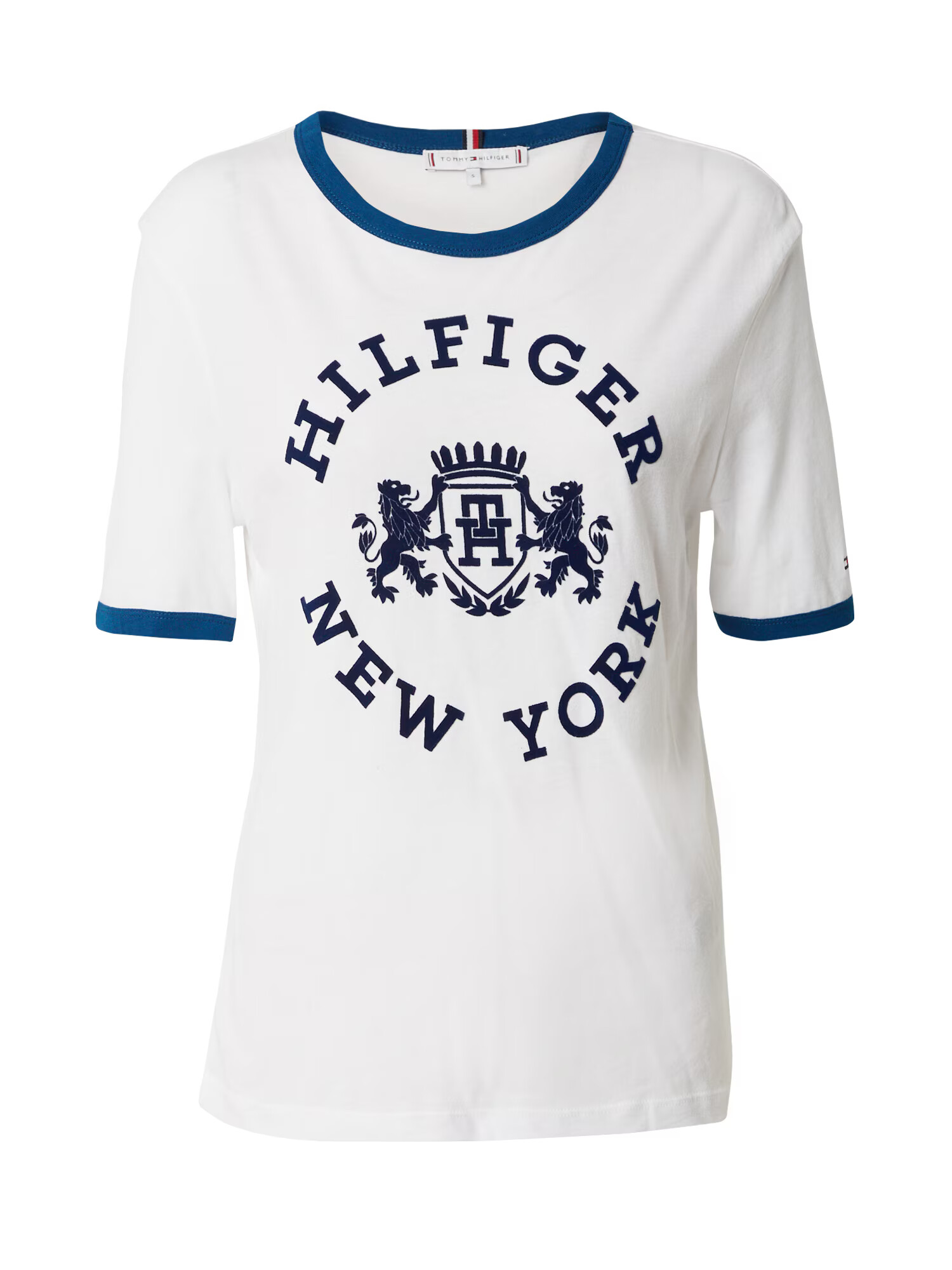 TOMMY HILFIGER Tricou albastru / albastru noapte / roșu / alb - Pled.ro