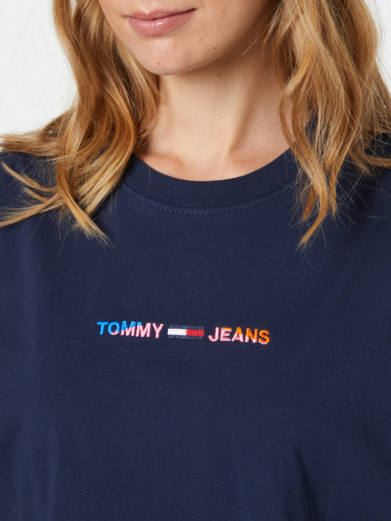 TOMMY HILFIGER Tricou albastru / albastru noapte / roz deschis / roșu - Pled.ro