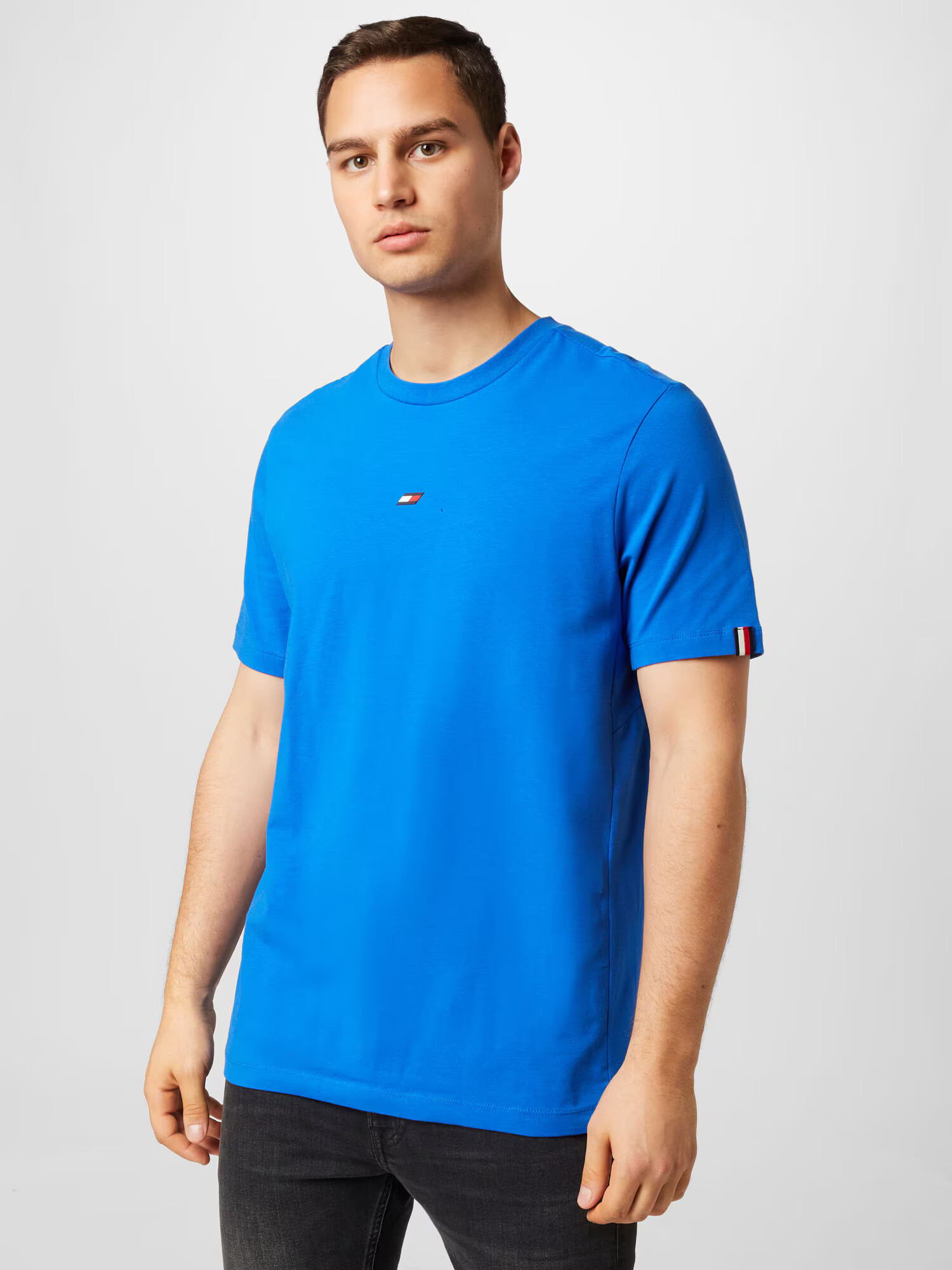 TOMMY HILFIGER Tricou albastru / bleumarin / roșu / alb - Pled.ro