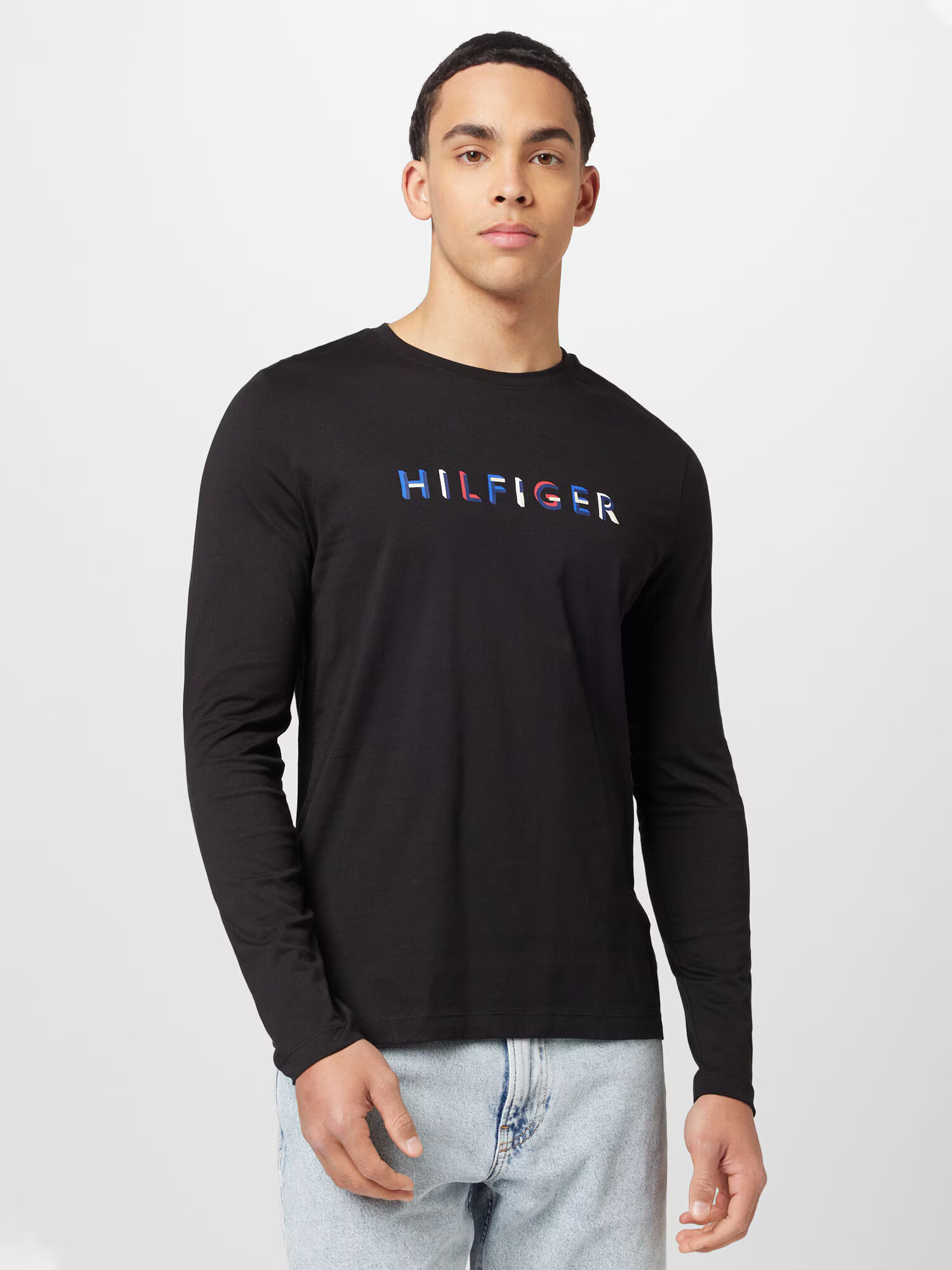 TOMMY HILFIGER Tricou albastru deschis / roșu / negru / alb - Pled.ro