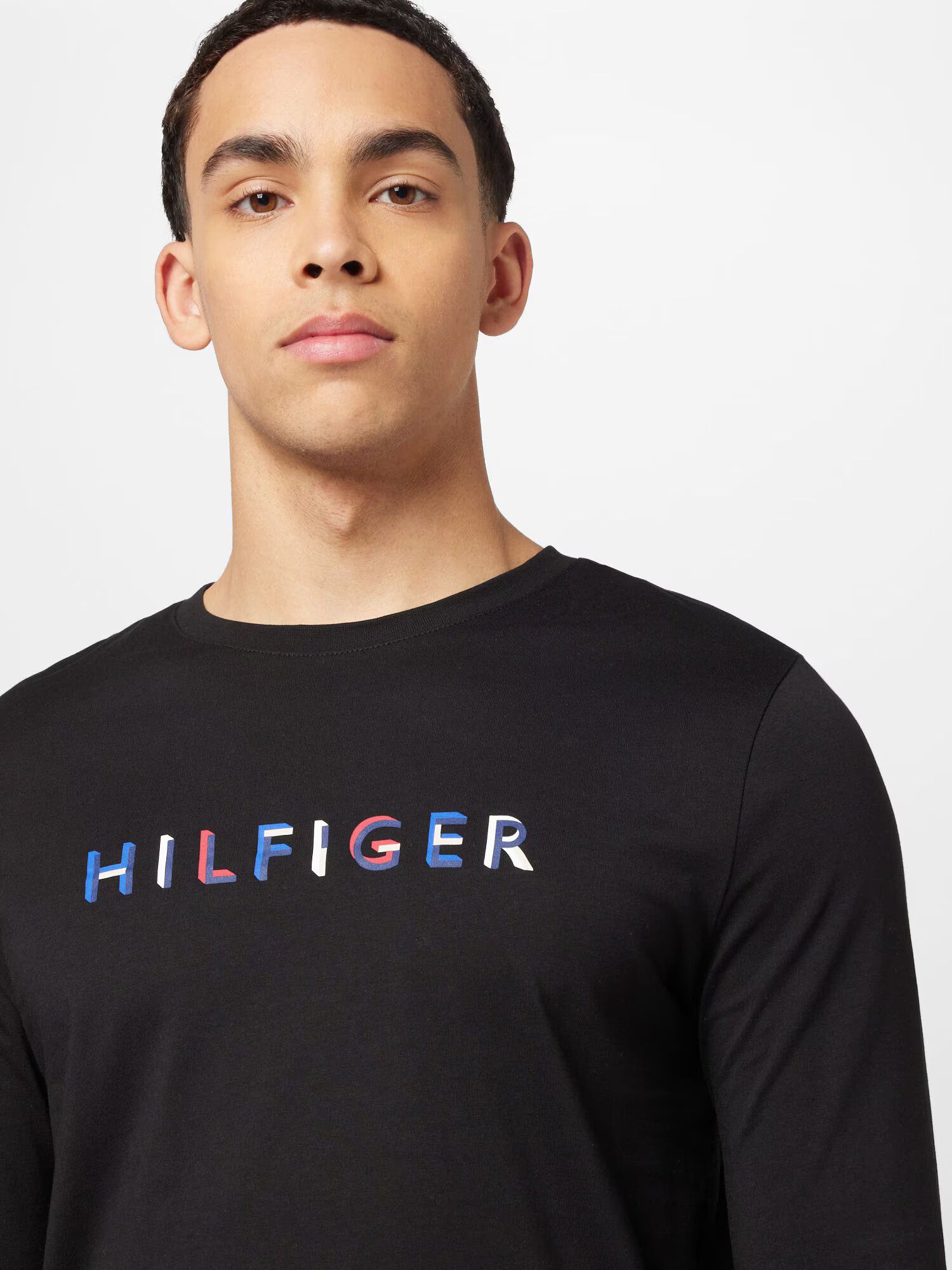 TOMMY HILFIGER Tricou albastru deschis / roșu / negru / alb - Pled.ro