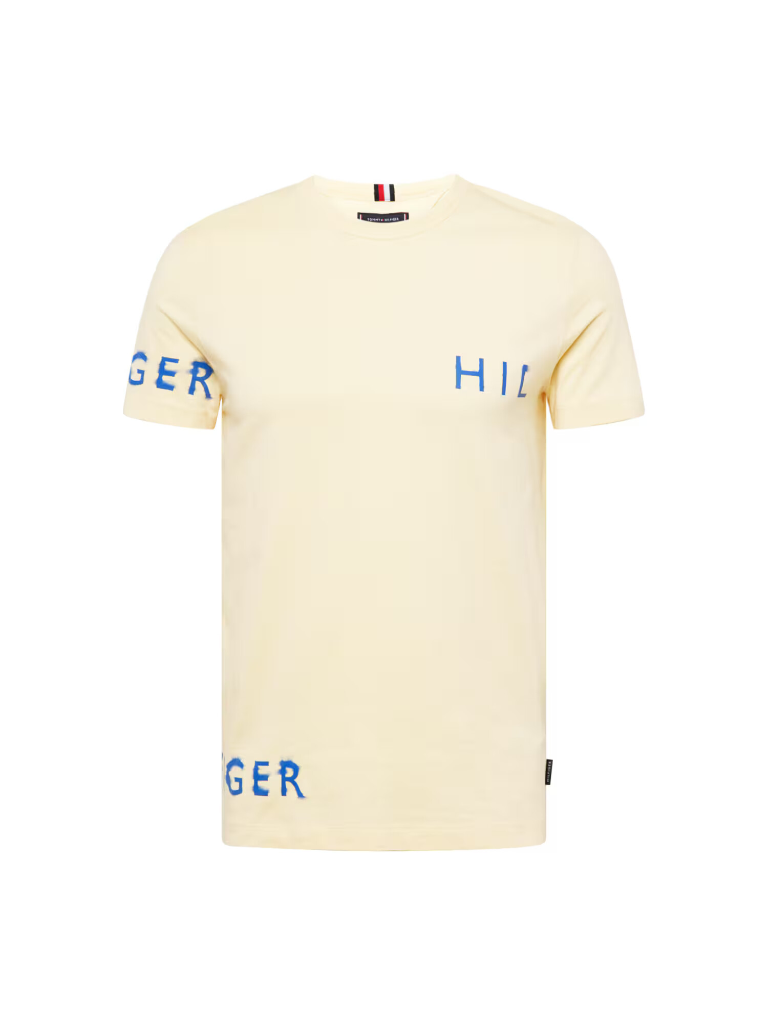 TOMMY HILFIGER Tricou albastru / galben pastel - Pled.ro