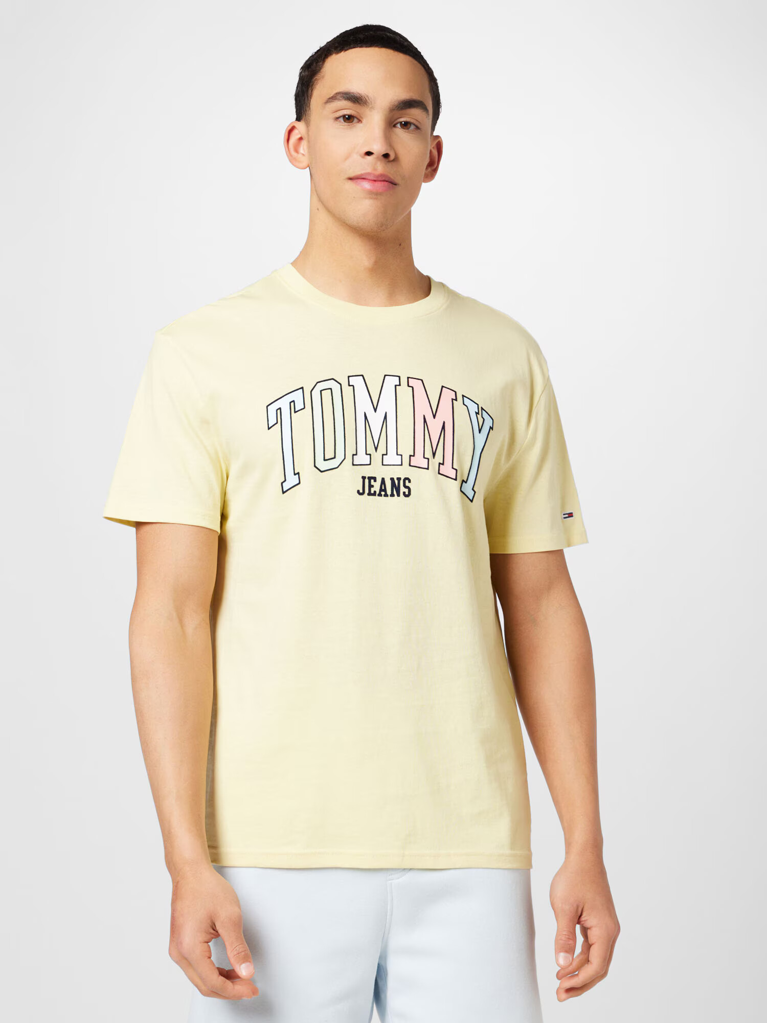 TOMMY HILFIGER Tricou albastru / galben / roz / alb - Pled.ro