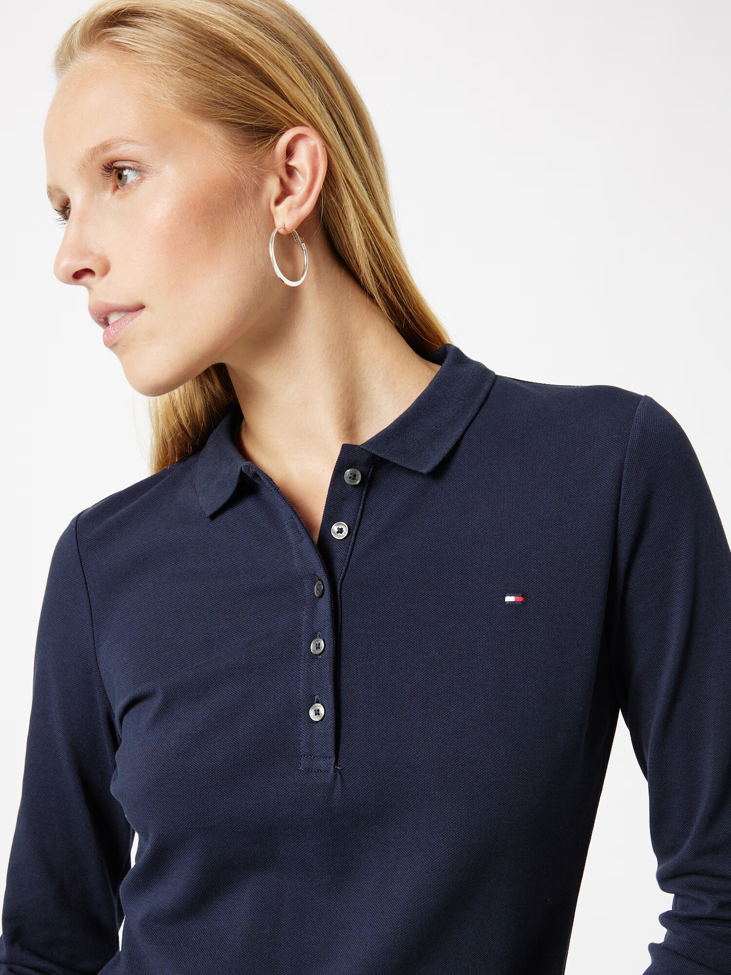 TOMMY HILFIGER Tricou albastru închis - Pled.ro