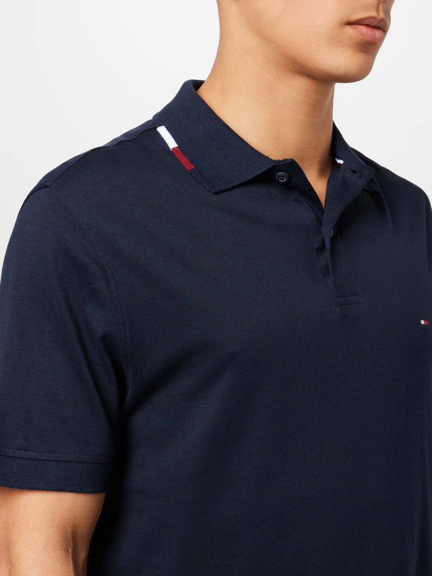 TOMMY HILFIGER Tricou albastru închis - Pled.ro