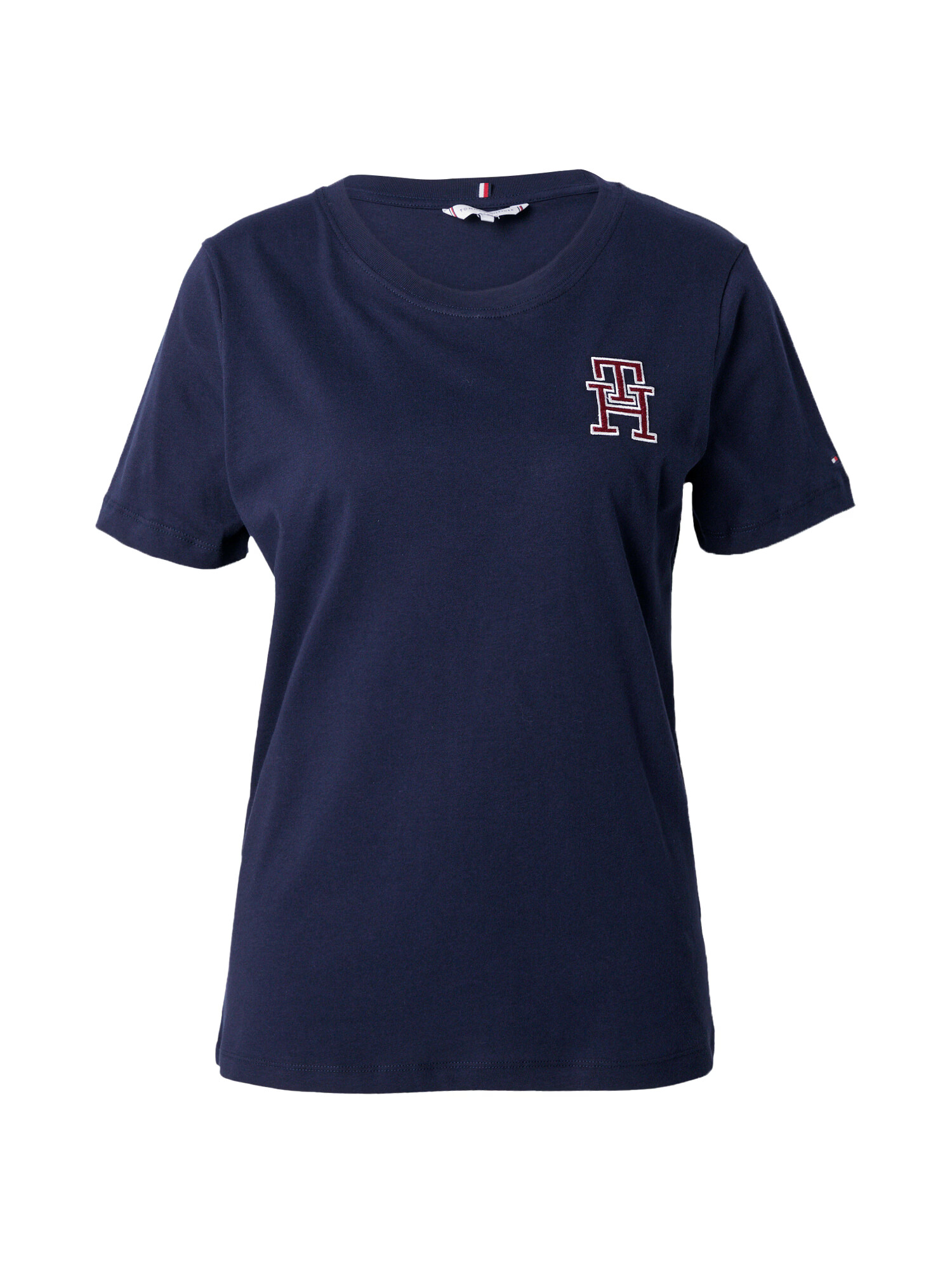 TOMMY HILFIGER Tricou albastru închis / alb - Pled.ro