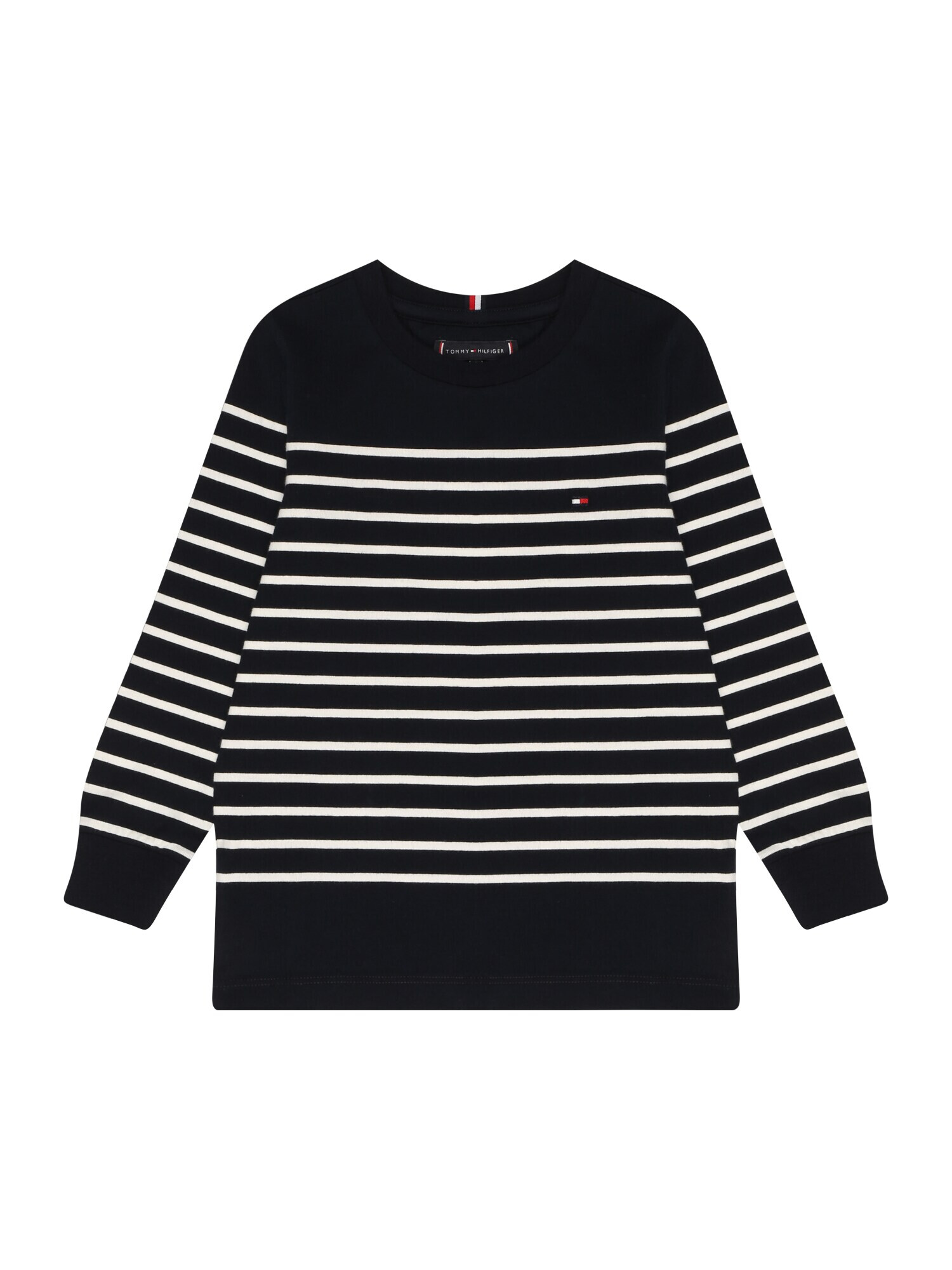 TOMMY HILFIGER Tricou albastru închis / alb - Pled.ro