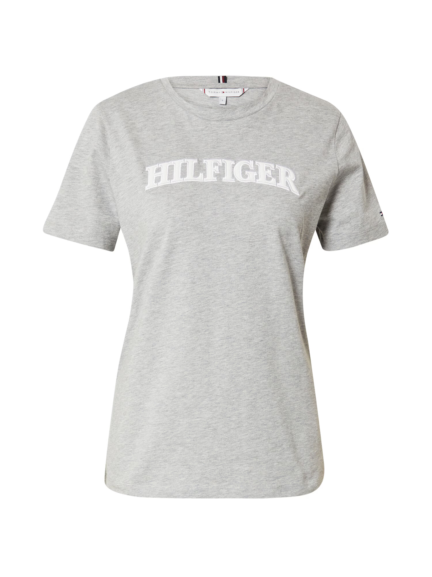 TOMMY HILFIGER Tricou albastru închis / gri amestecat / roșu intens / alb - Pled.ro