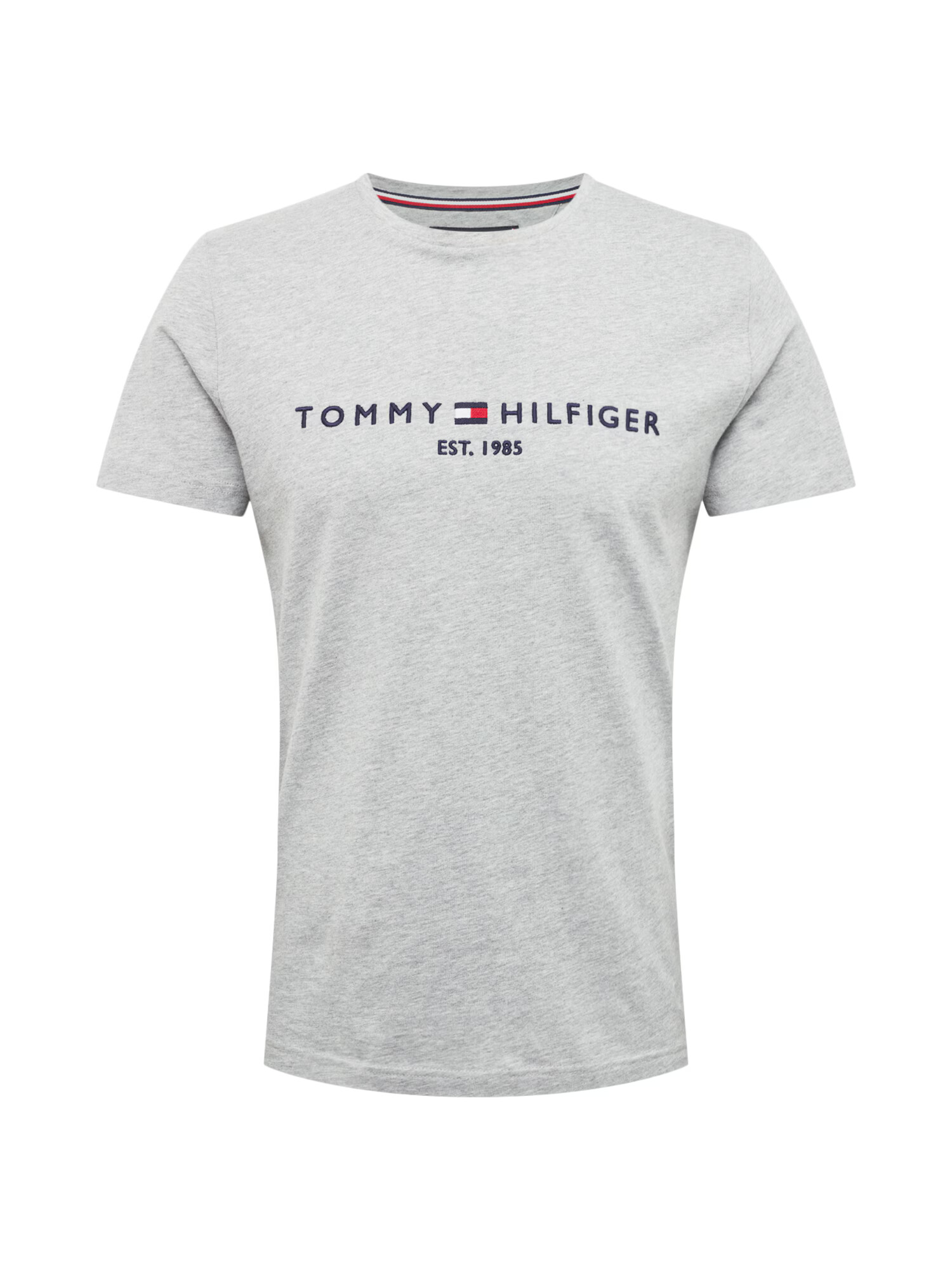 TOMMY HILFIGER Tricou albastru închis / gri deschis / roșu / alb - Pled.ro