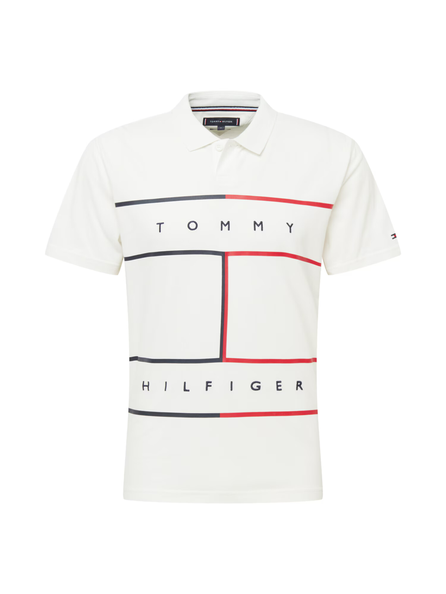 TOMMY HILFIGER Tricou albastru închis / roșu / alb - Pled.ro