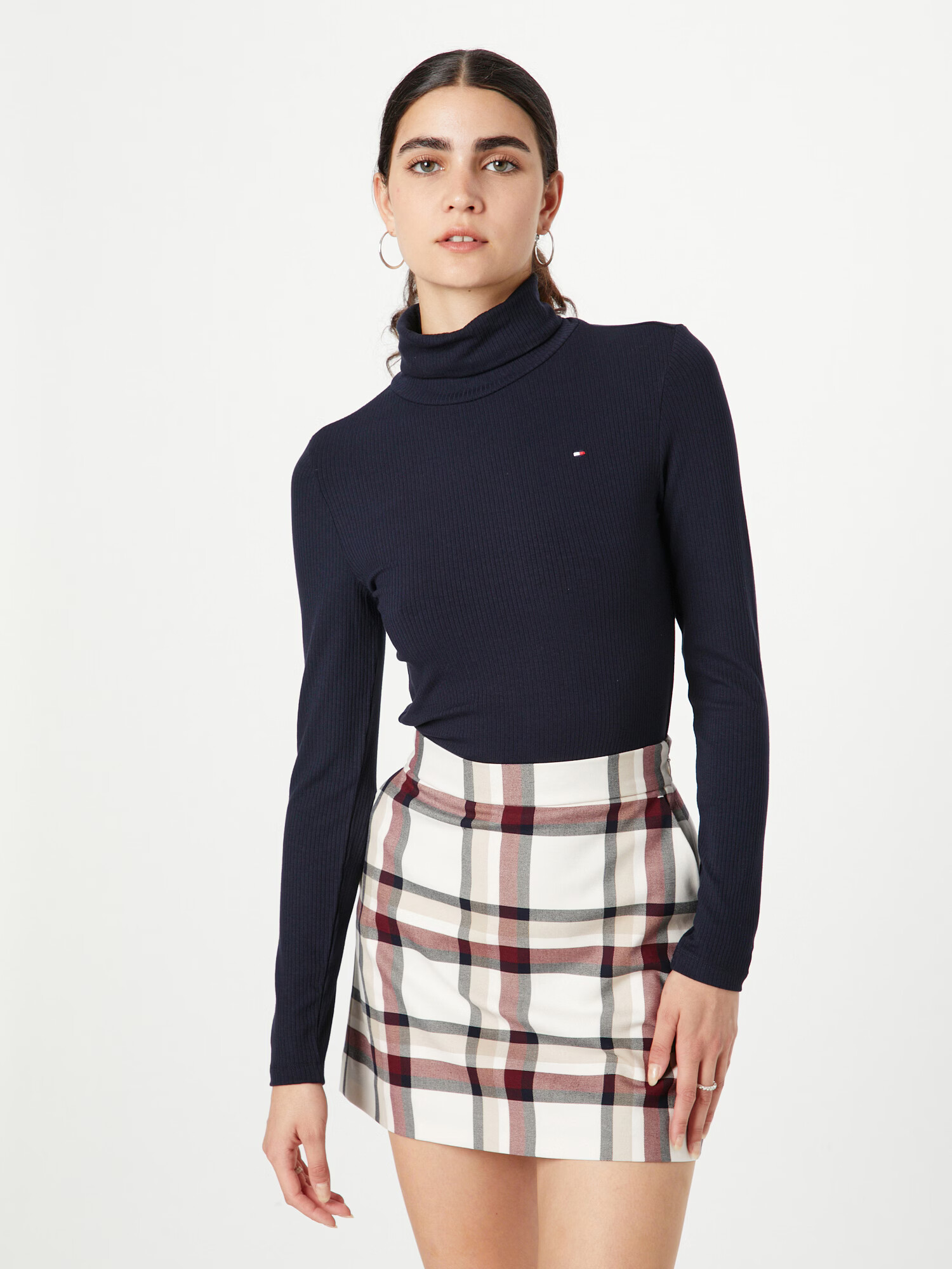 TOMMY HILFIGER Tricou albastru închis / roșu / alb - Pled.ro