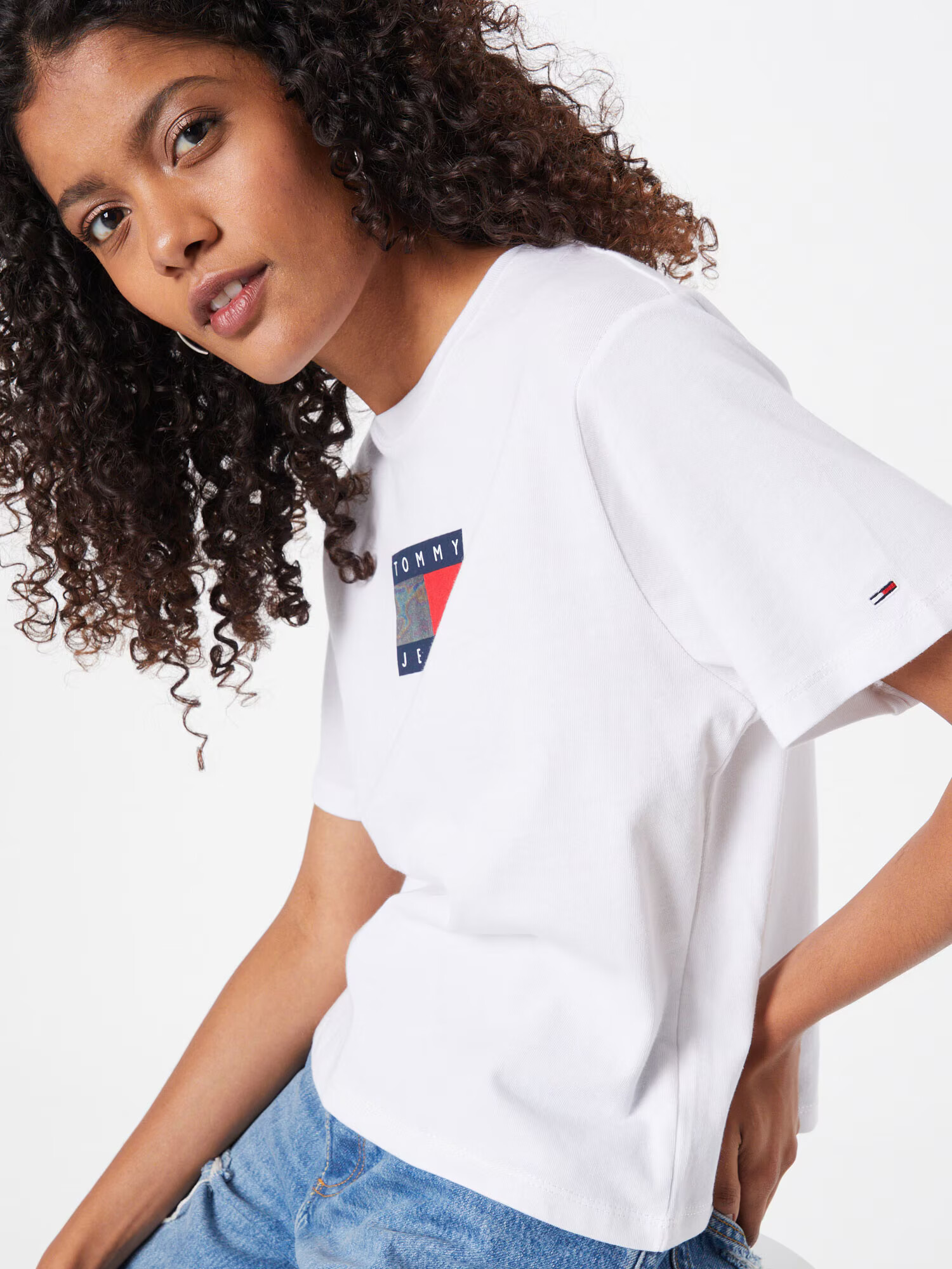 TOMMY HILFIGER Tricou albastru închis / roșu / alb - Pled.ro