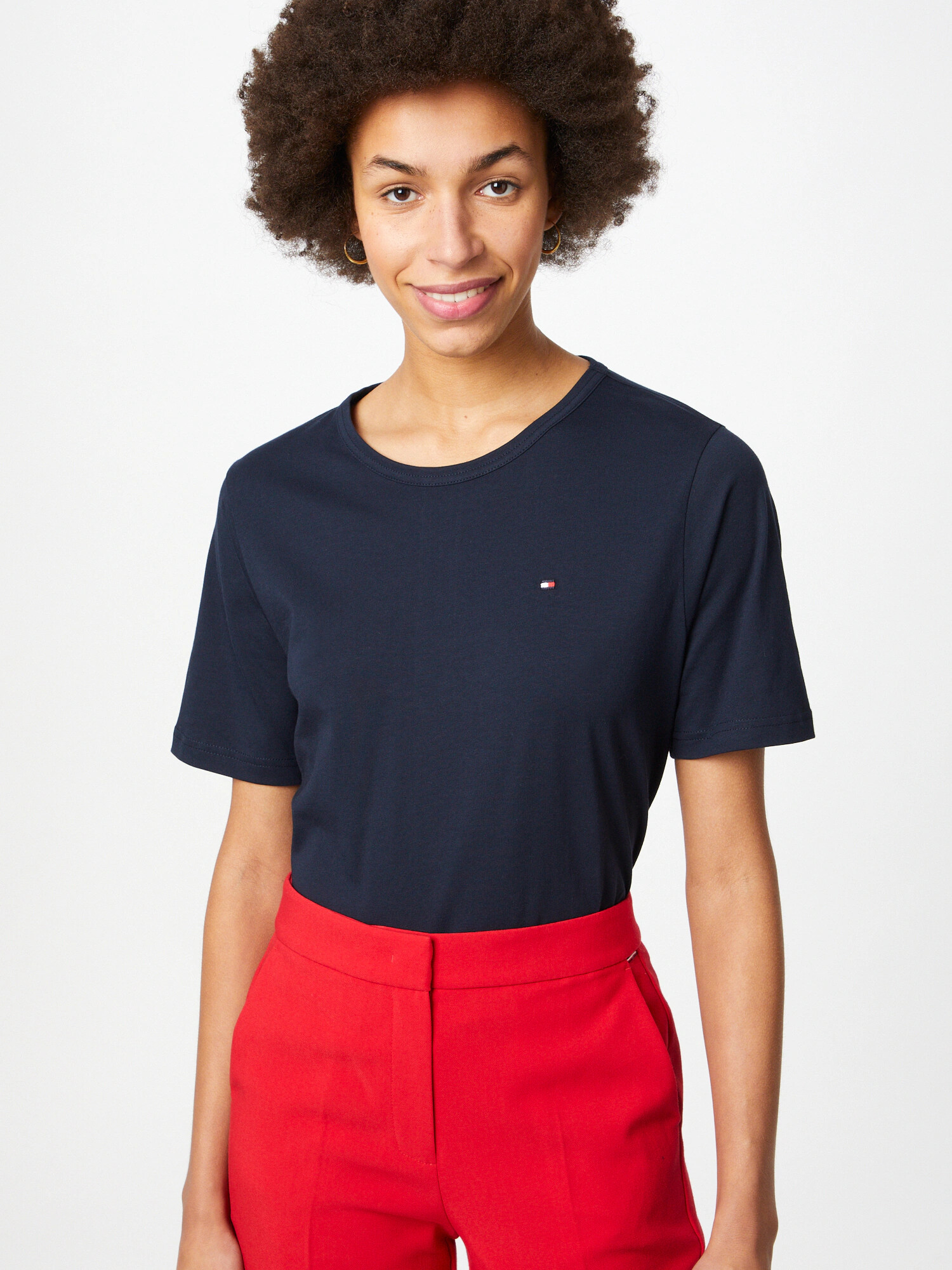 TOMMY HILFIGER Tricou albastru închis / roșu / alb - Pled.ro