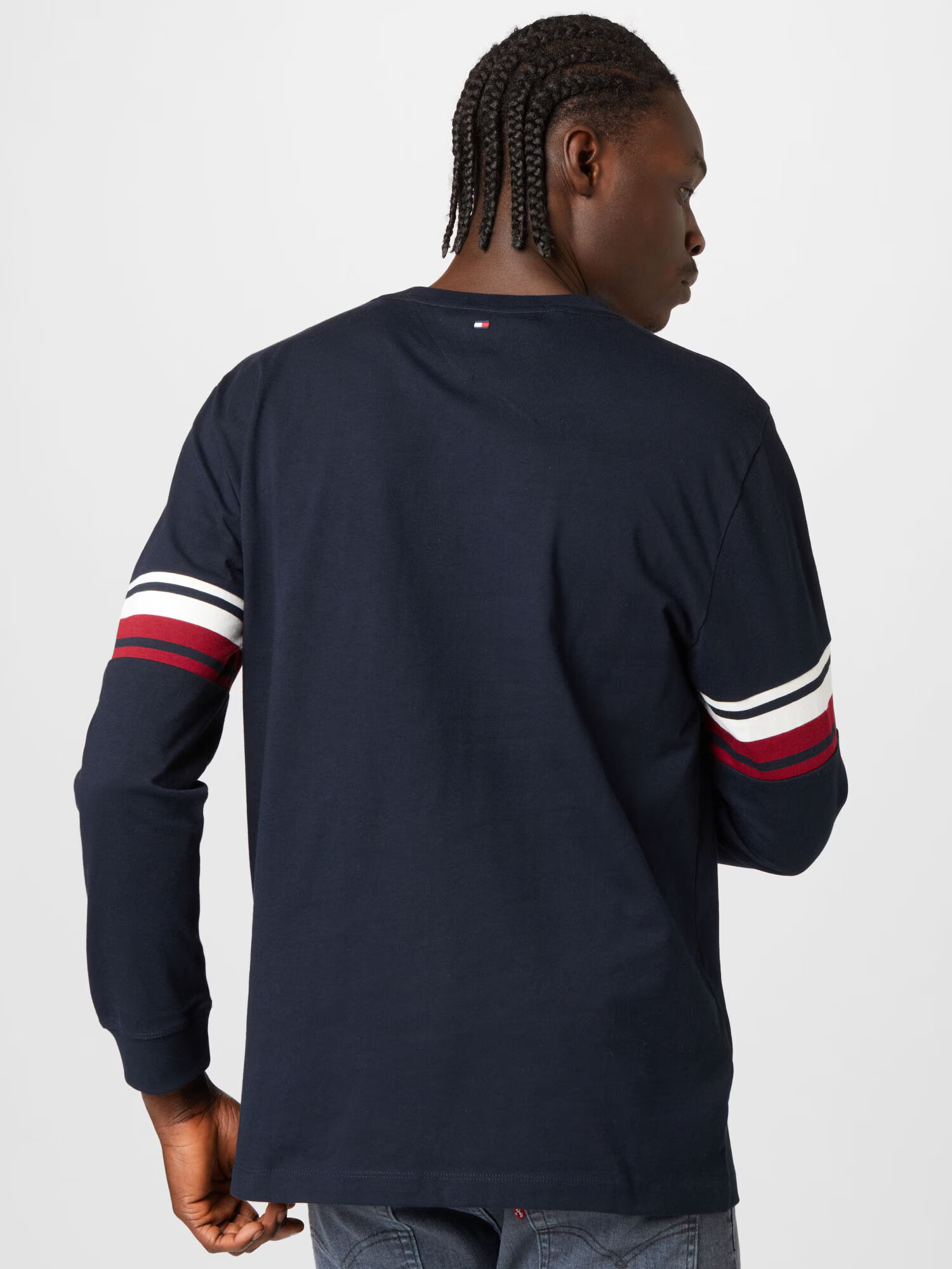 TOMMY HILFIGER Tricou albastru închis / roșu / alb - Pled.ro