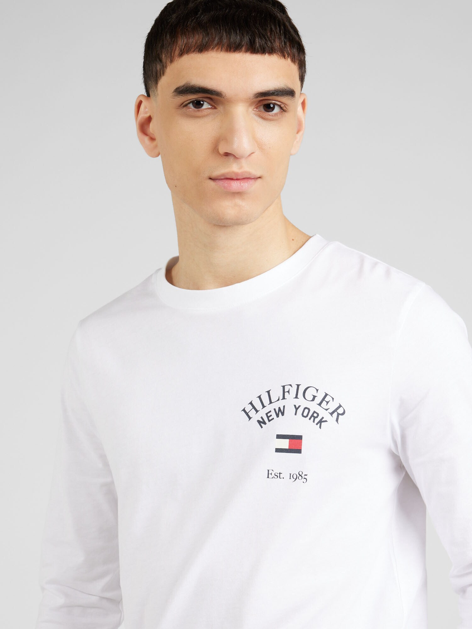 TOMMY HILFIGER Tricou albastru închis / roșu / alb murdar - Pled.ro