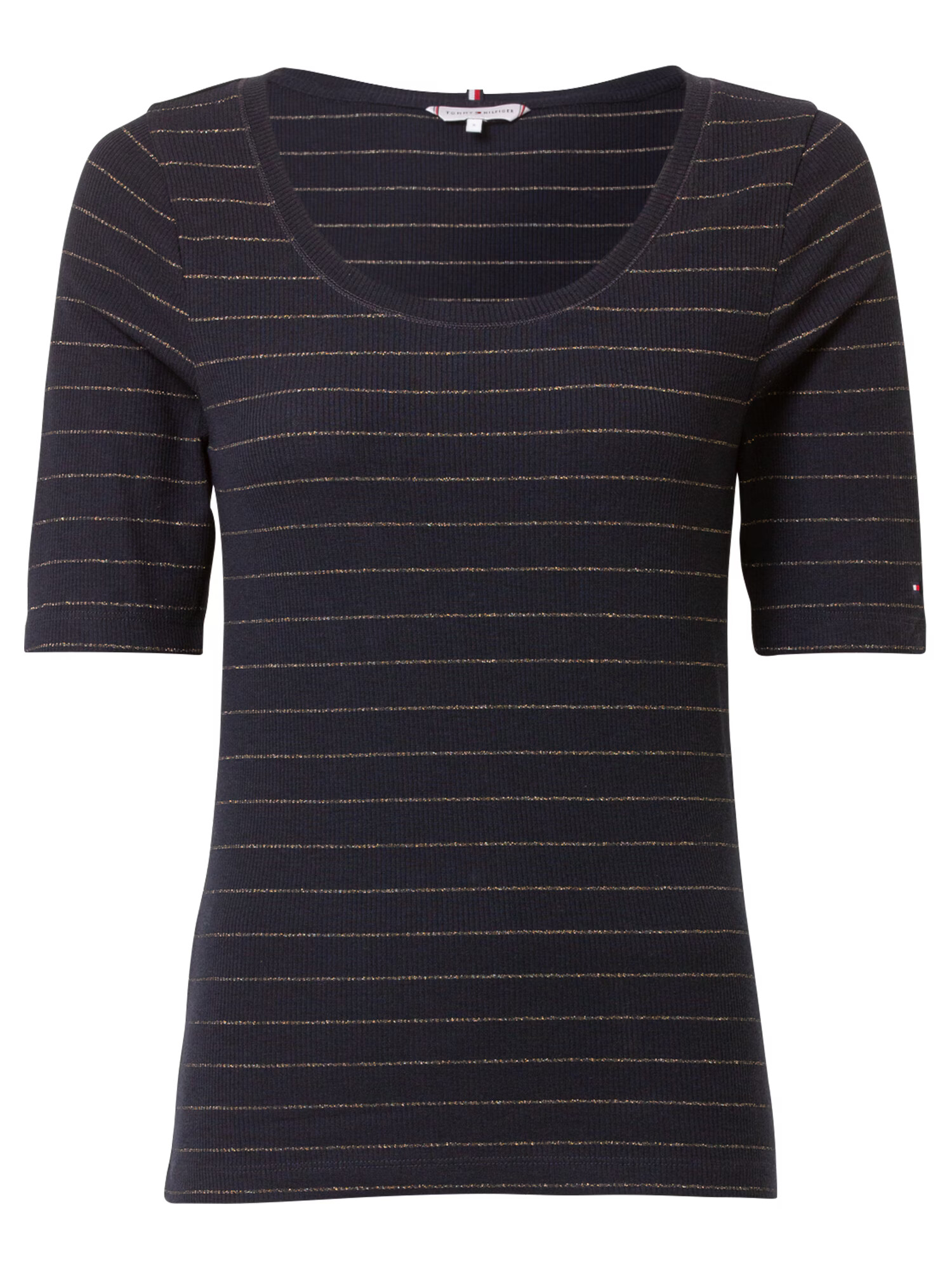 TOMMY HILFIGER Tricou albastru marin / auriu - Pled.ro