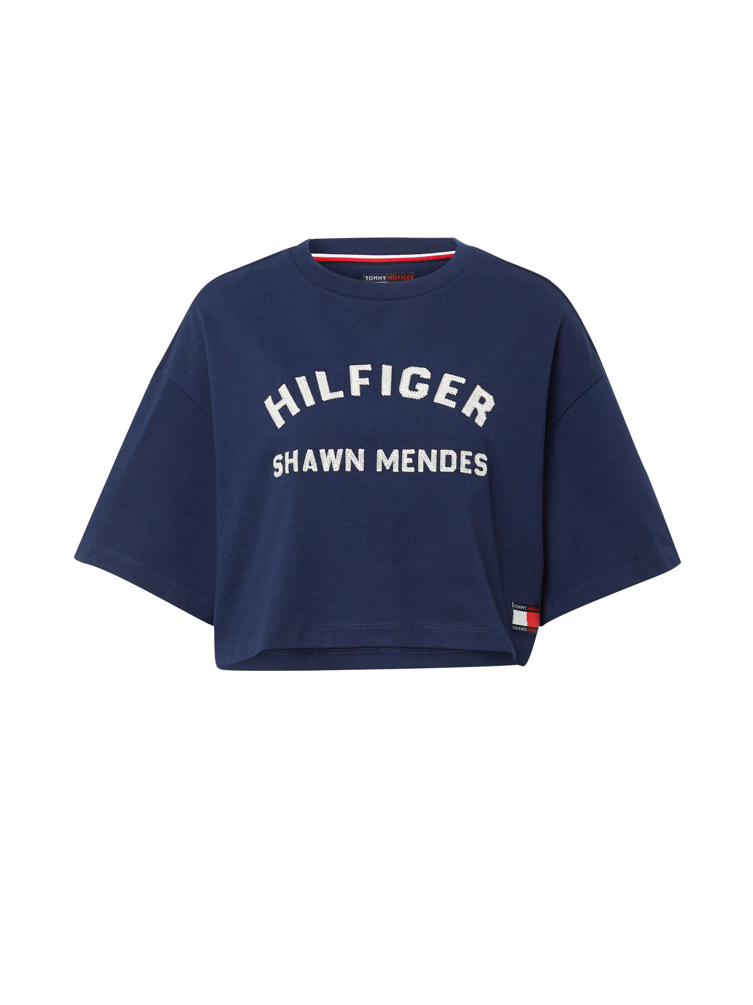 TOMMY HILFIGER Tricou albastru marin / roșu / alb - Pled.ro