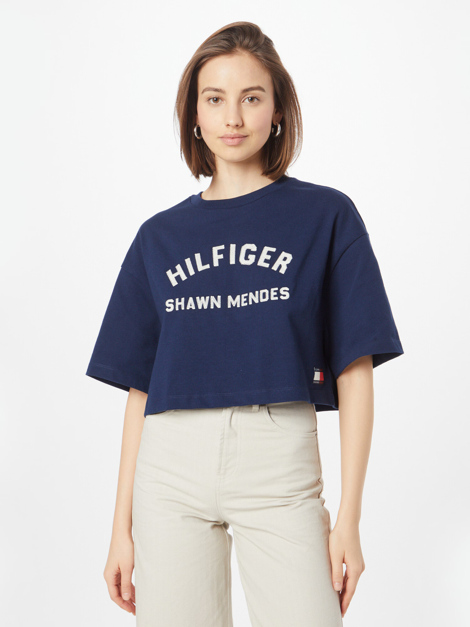 TOMMY HILFIGER Tricou albastru marin / roșu / alb - Pled.ro