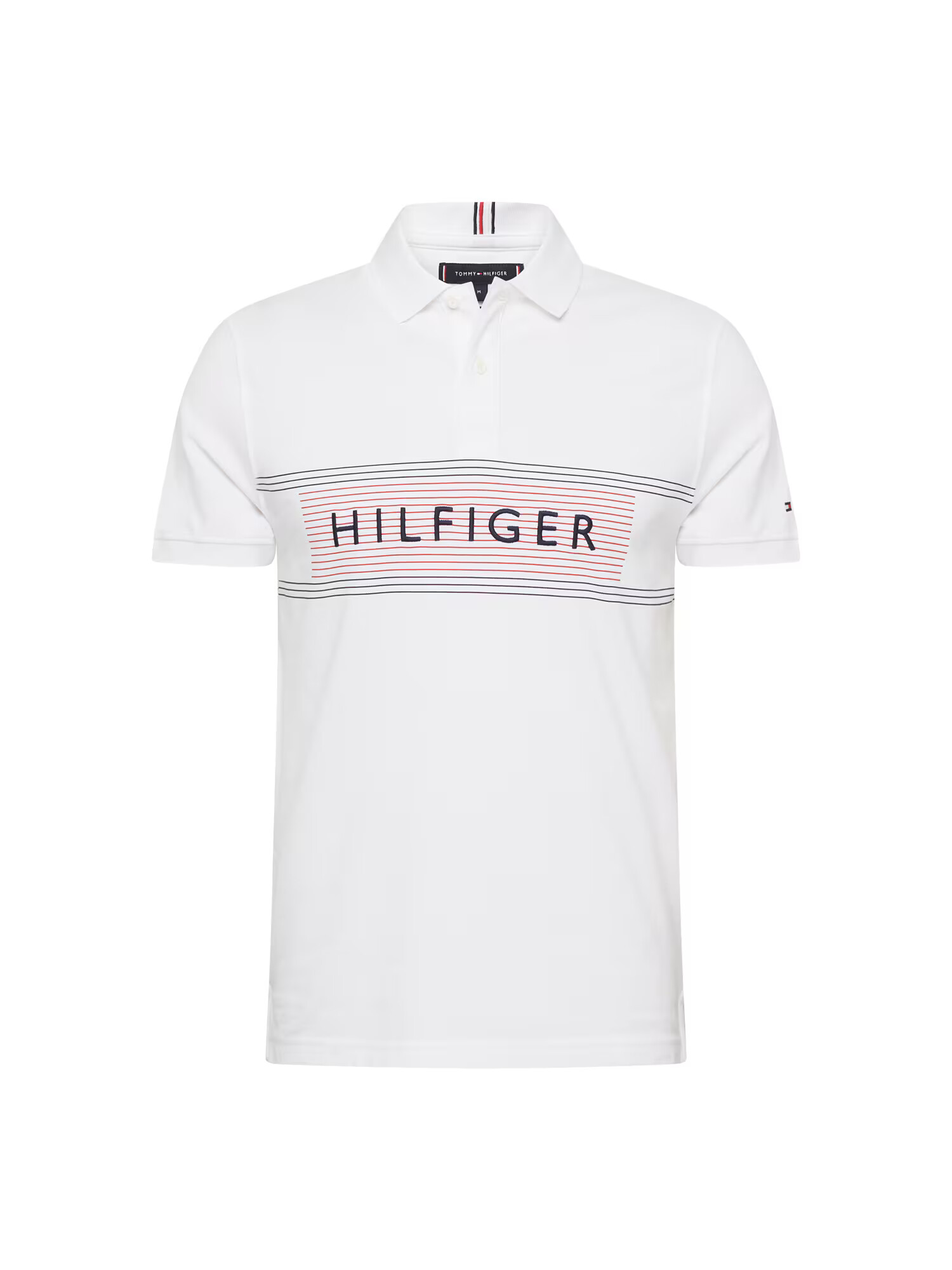 TOMMY HILFIGER Tricou albastru marin / roșu / alb - Pled.ro