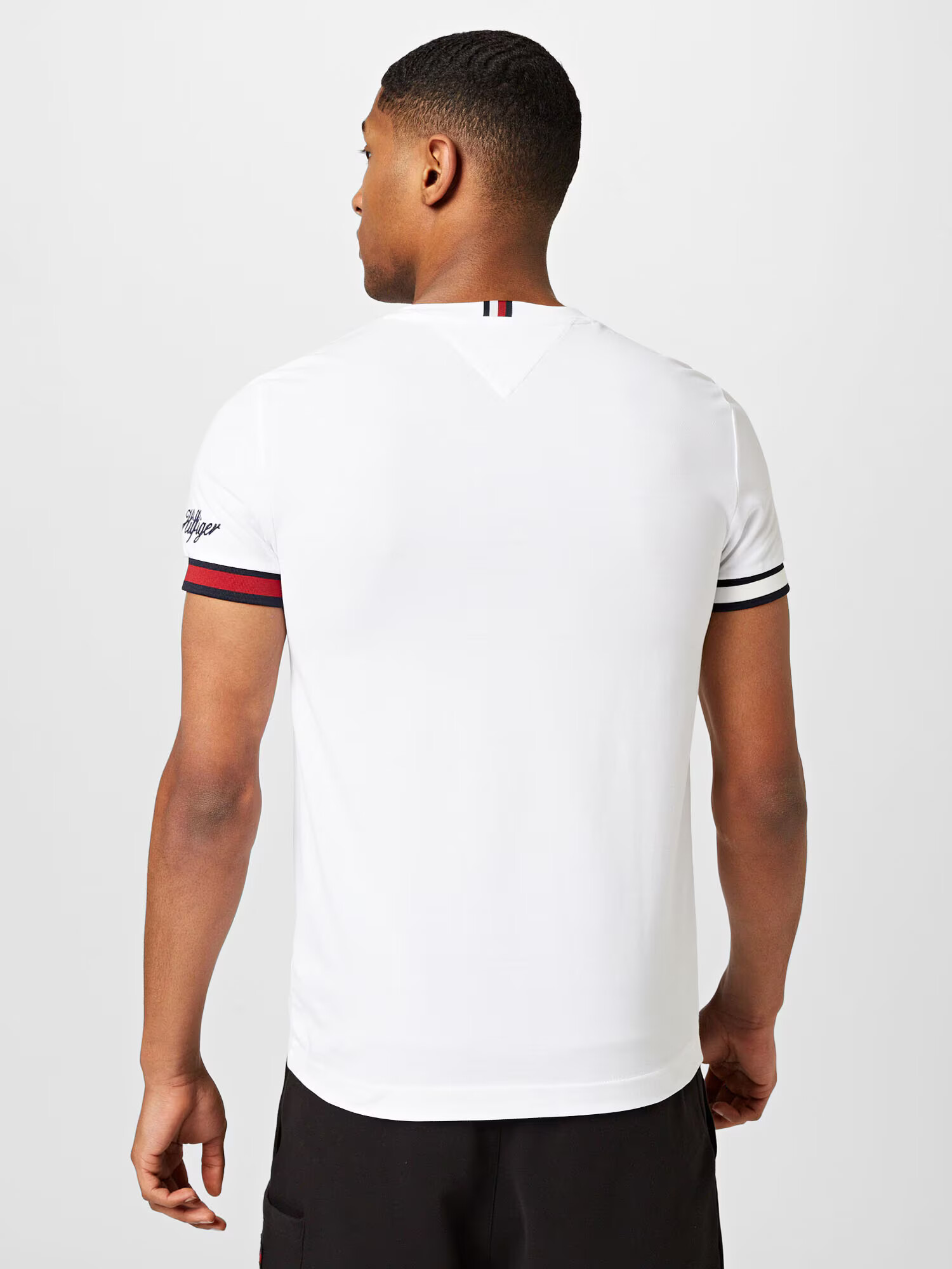 TOMMY HILFIGER Tricou albastru marin / roșu / alb - Pled.ro