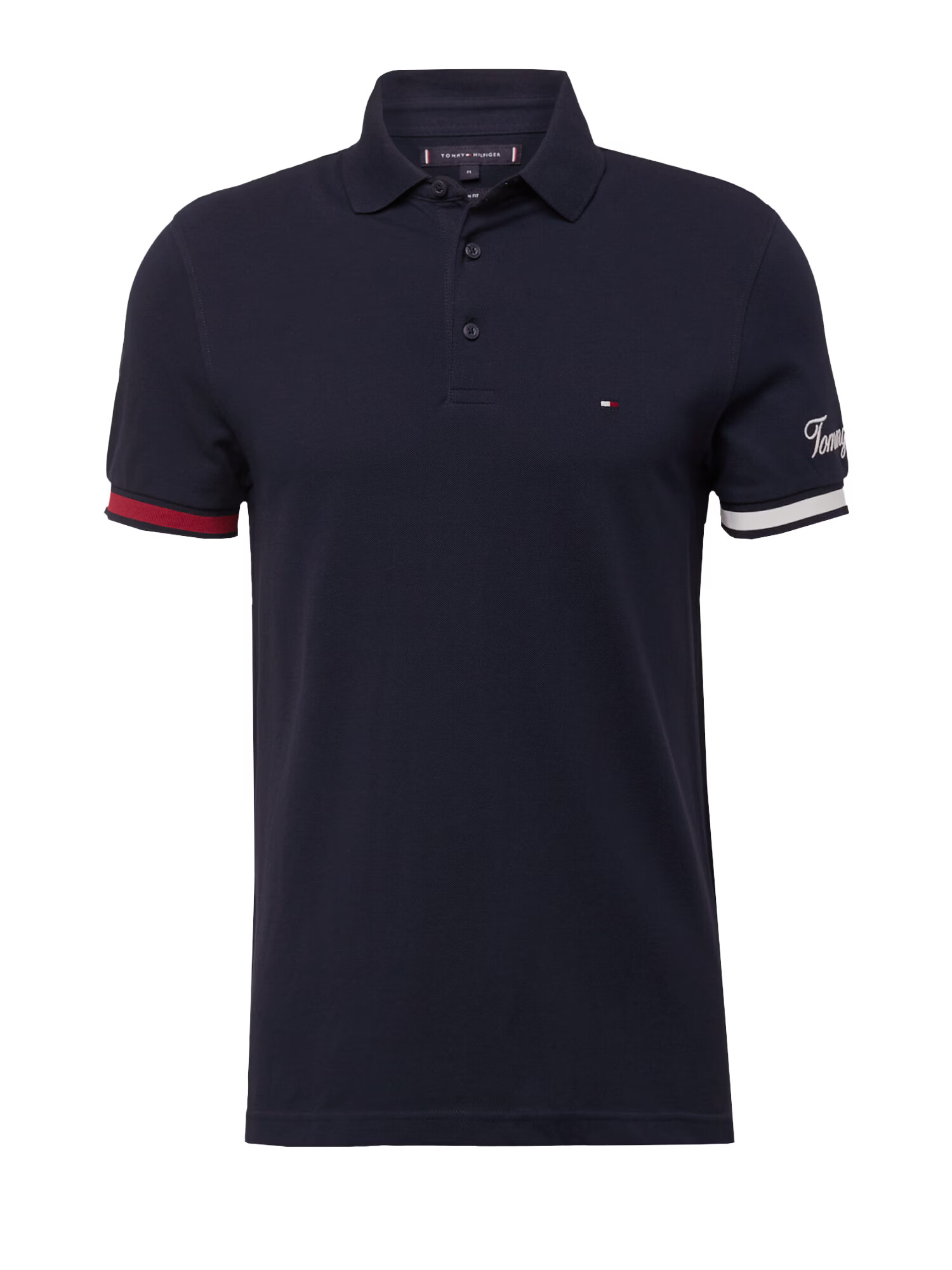 TOMMY HILFIGER Tricou albastru marin / roșu / alb - Pled.ro