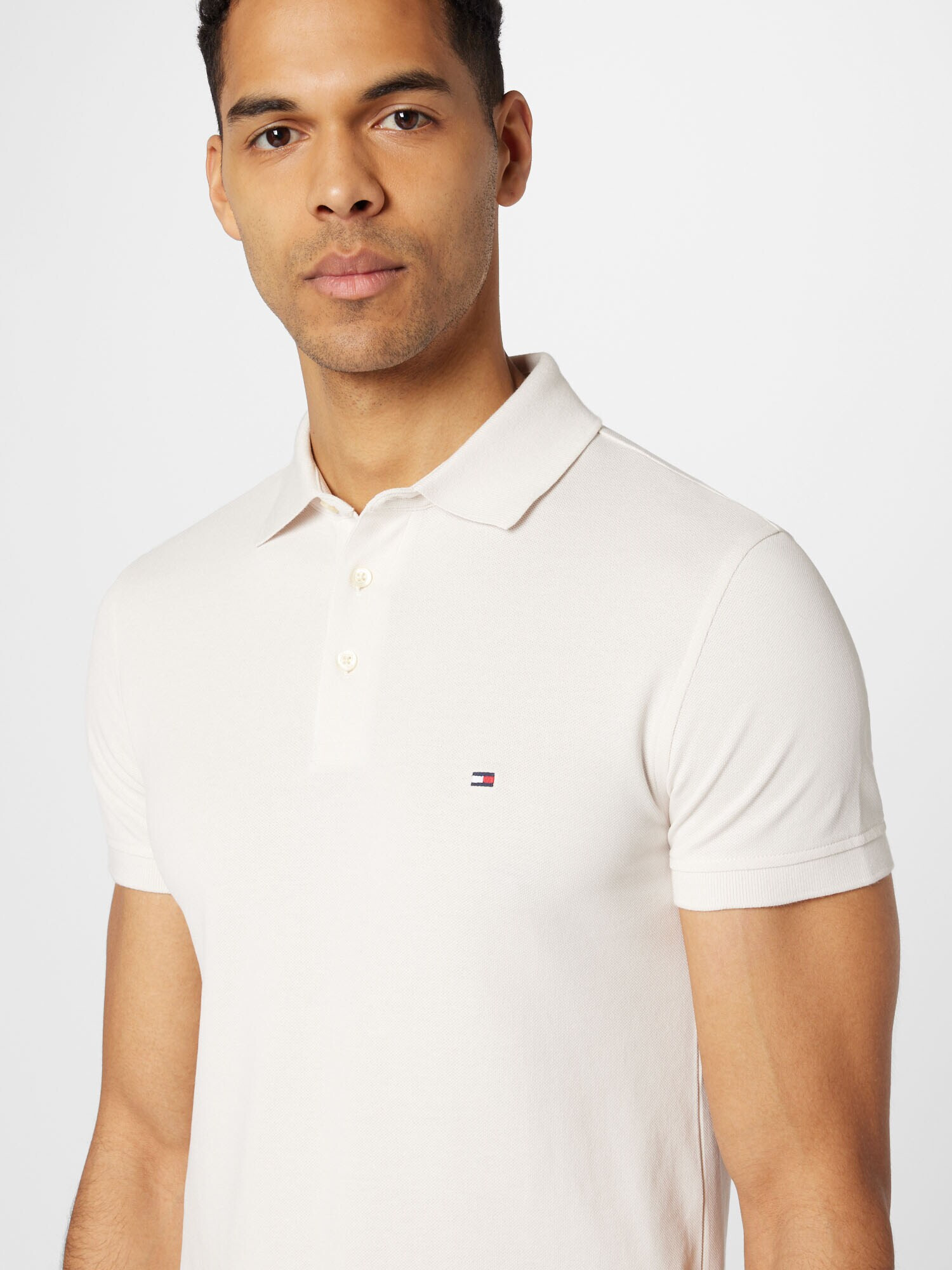 TOMMY HILFIGER Tricou crem / albastru marin / roșu - Pled.ro