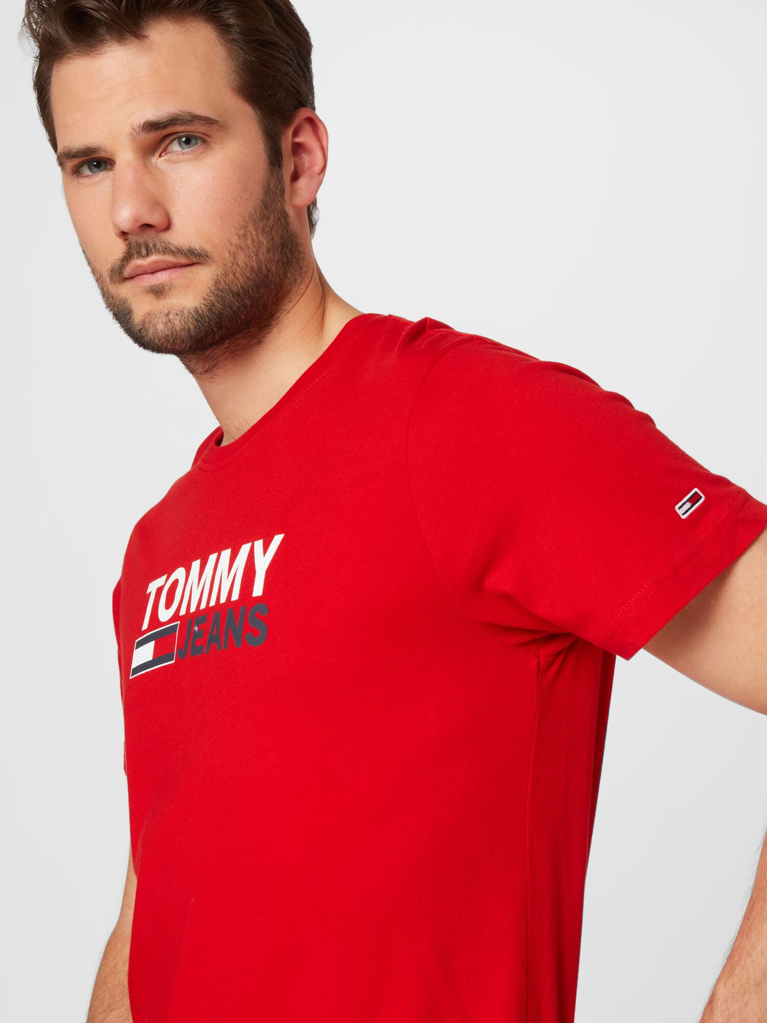 TOMMY HILFIGER Tricou albastru marin / roșu / alb - Pled.ro