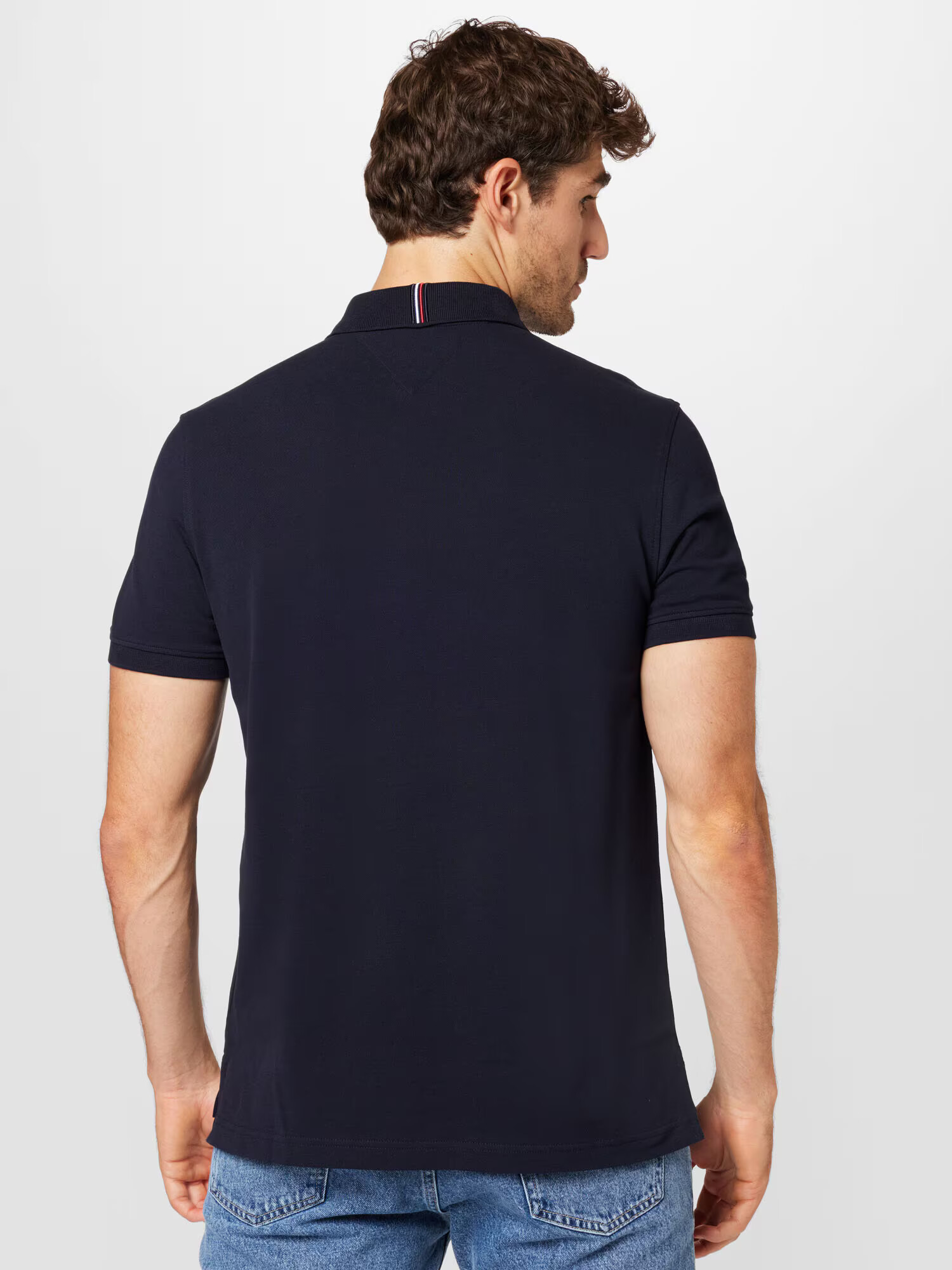 TOMMY HILFIGER Tricou albastru marin / roșu / alb - Pled.ro