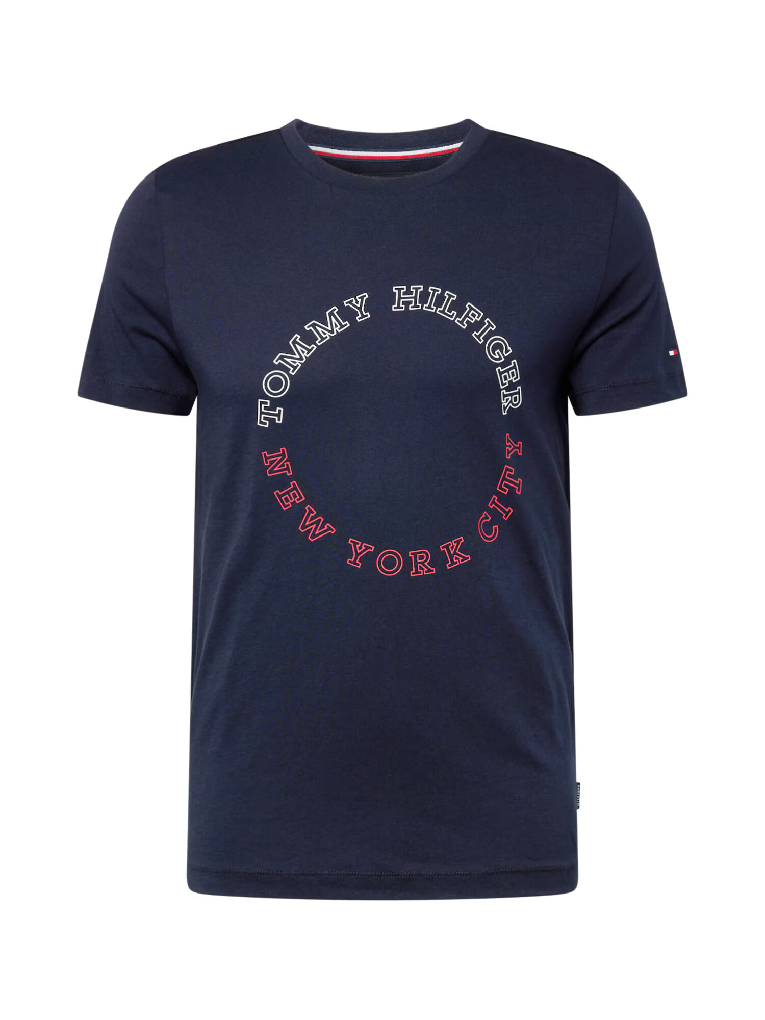 TOMMY HILFIGER Tricou ' ' albastru marin / roșu / alb murdar - Pled.ro