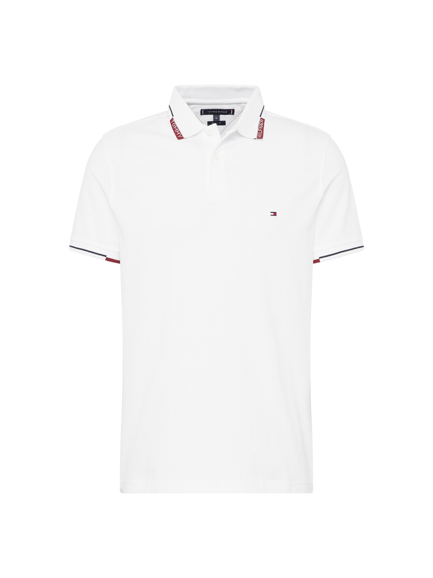 TOMMY HILFIGER Tricou albastru marin / roșu burgundy / alb - Pled.ro